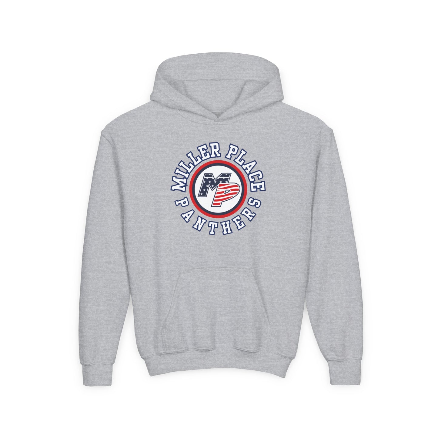 Miller Place Panther Youth Spirit Hoodie - Cozy Youth Sweatshirt