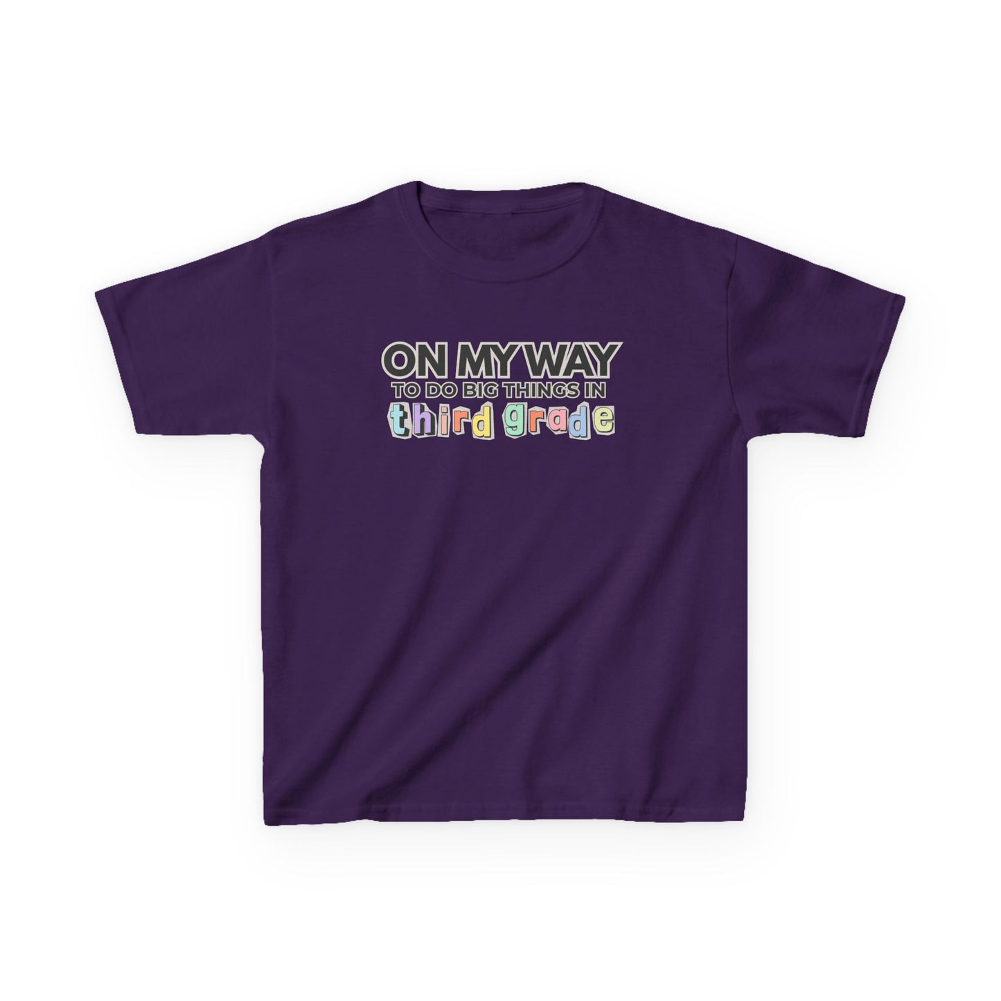Big Things in 3rd Grade- Kids Back to School Shirt
