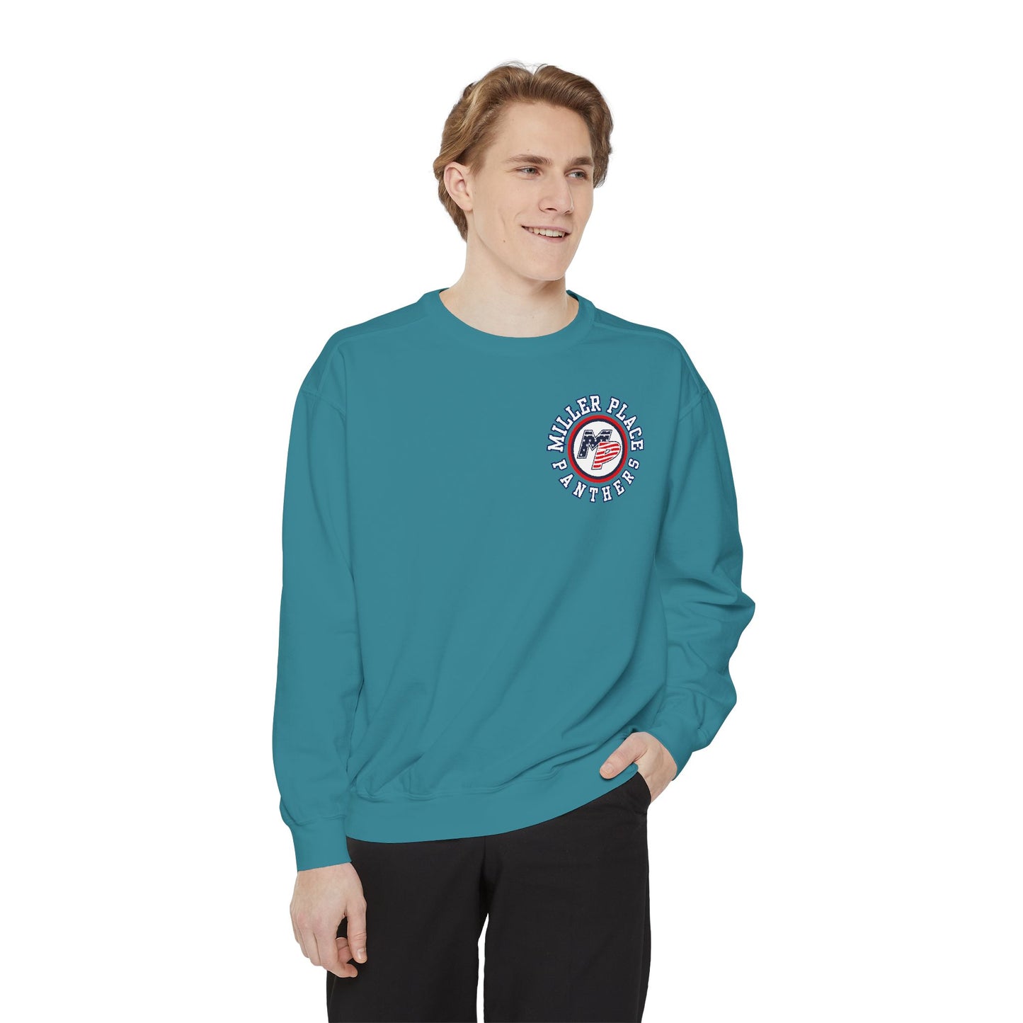 Miller Place Panthers- Unisex- Garment Dyed Sweatshirt
