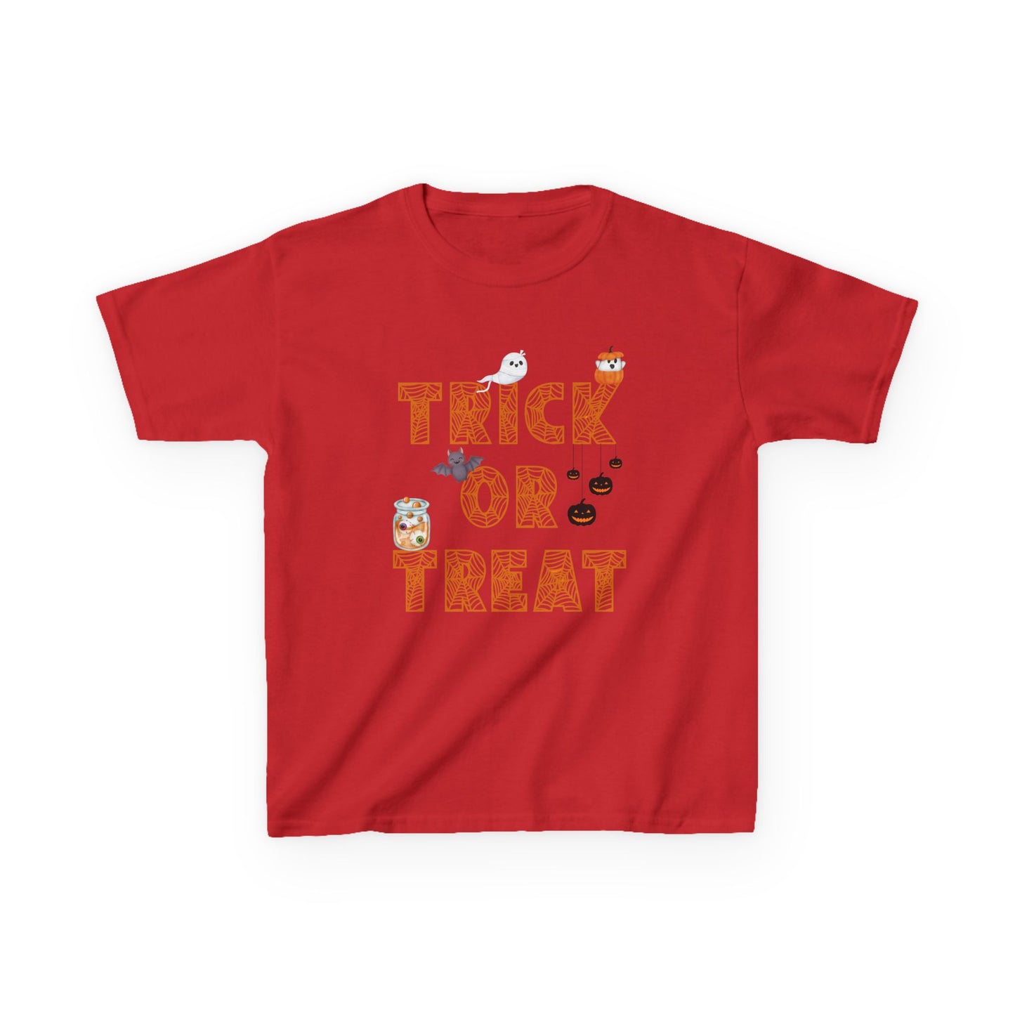 Trick or Treat Kids Tee, Halloween Shirt for Kids