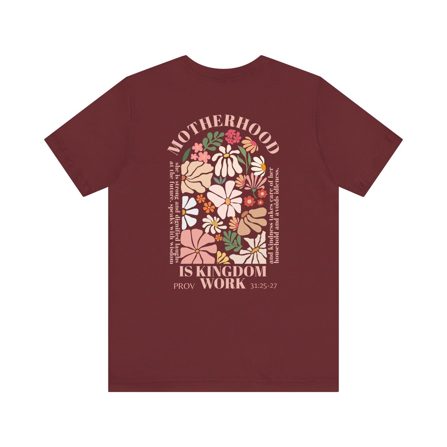 Inspirational Motherhood Graphic Tee – Comfortable Unisex Jersey Short Sleeve Shirt