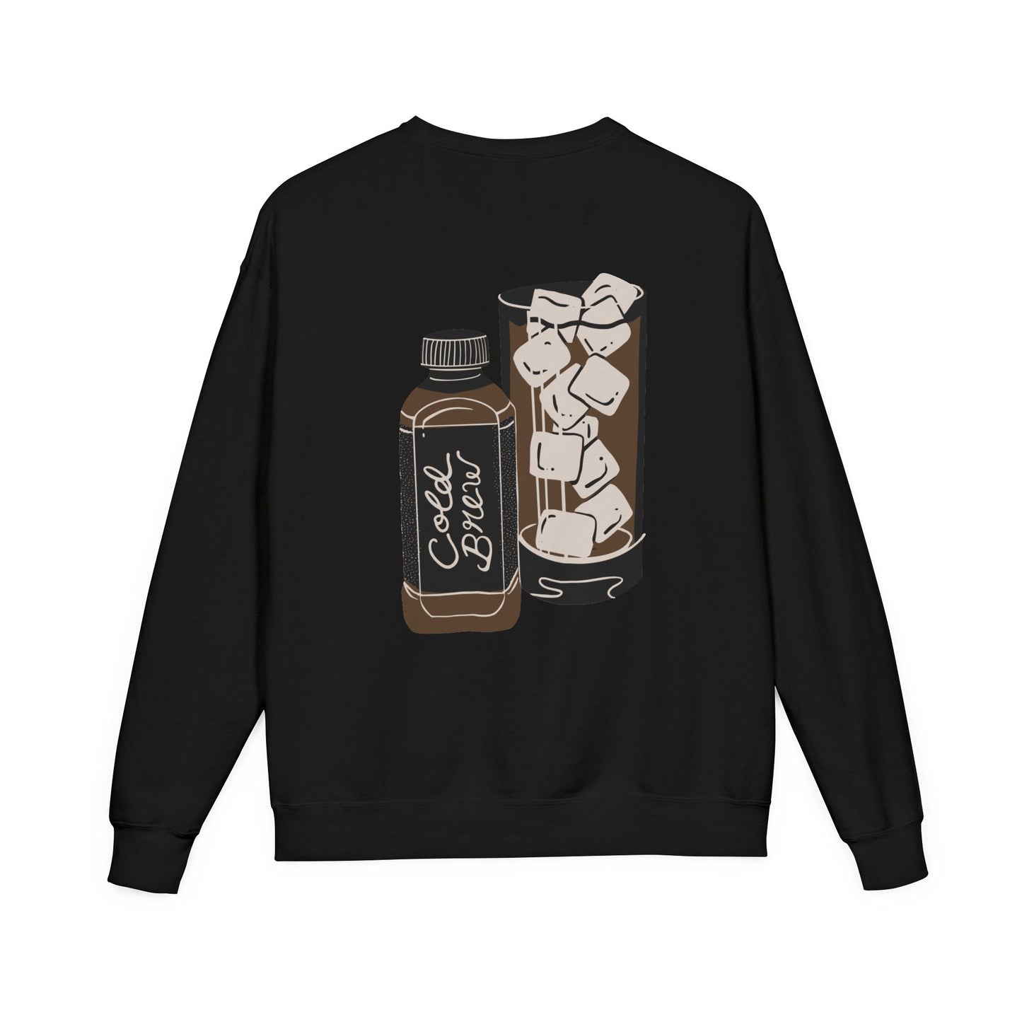 Cold Brew Crew Garment Dyed Sweatshirt, Coffee Lovers Apparel