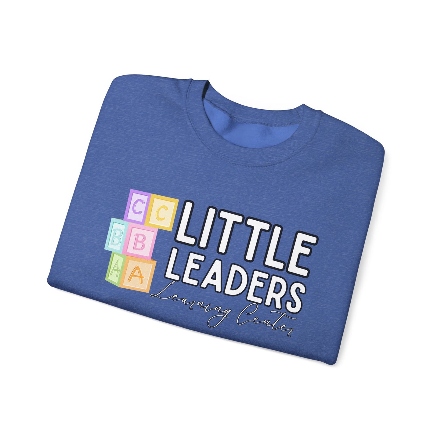 Little Leaders w/ Blocks Crewneck Unisex Sweatshirt