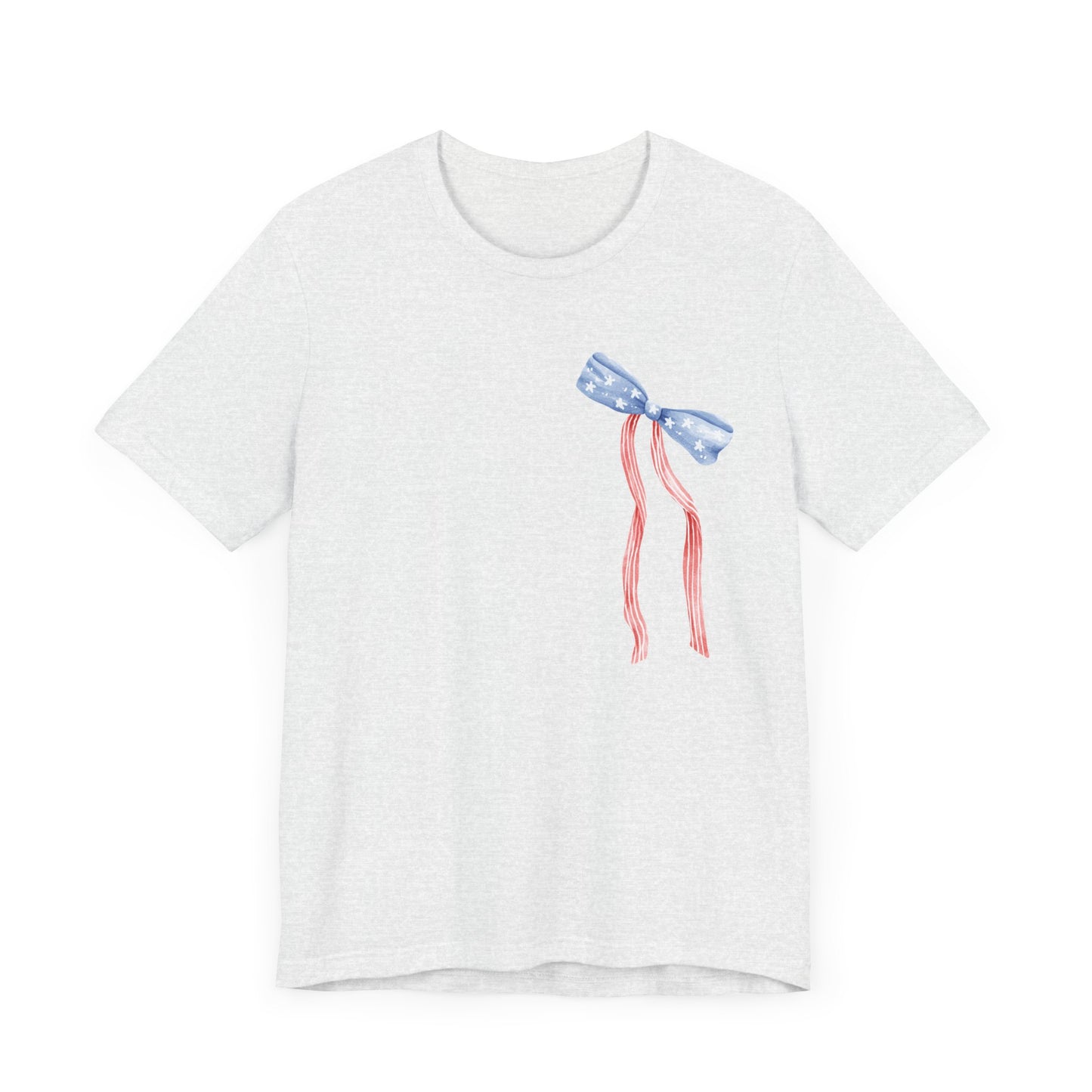 Land of the Free Tee with Bow | Perfect for all of America's Holidays