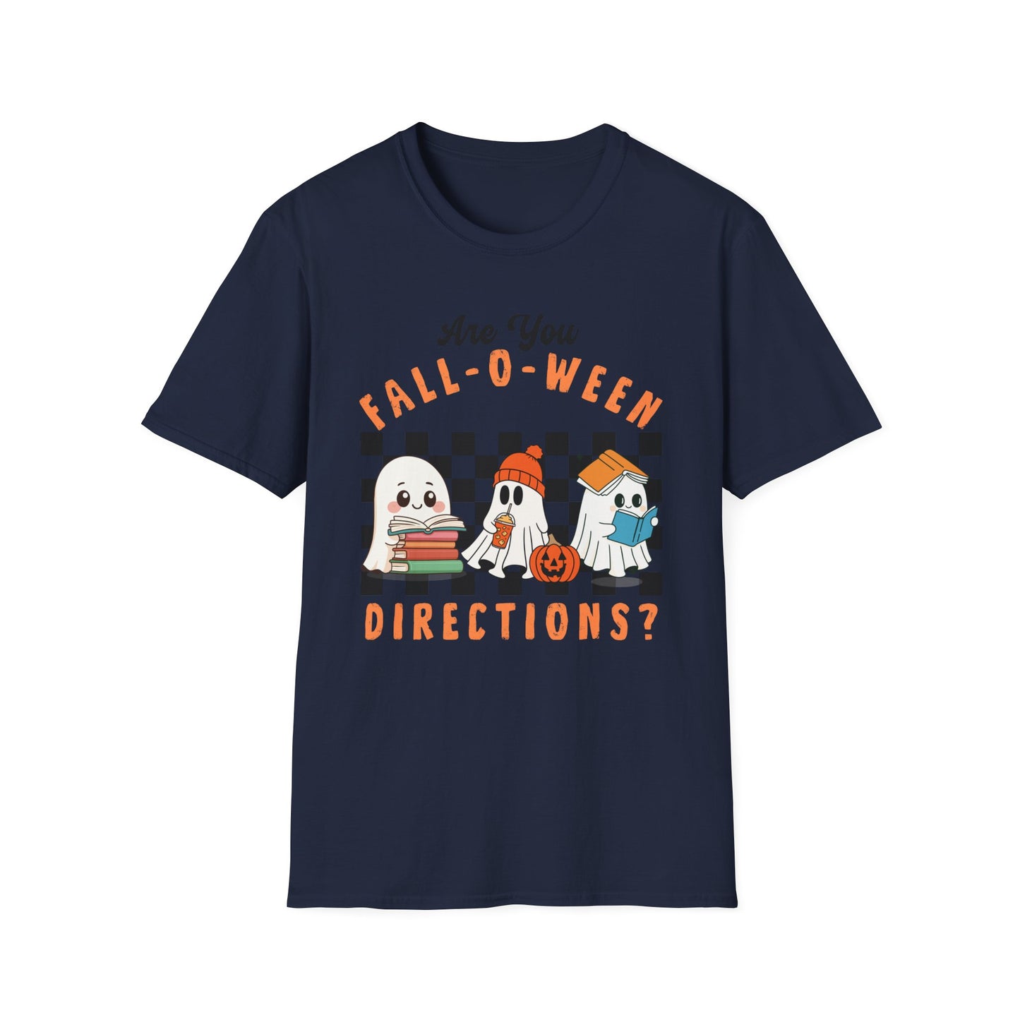 Whimsical Fall-O-Ween Teacher T-Shirt - Holiday- Softstyle Unisex Tee