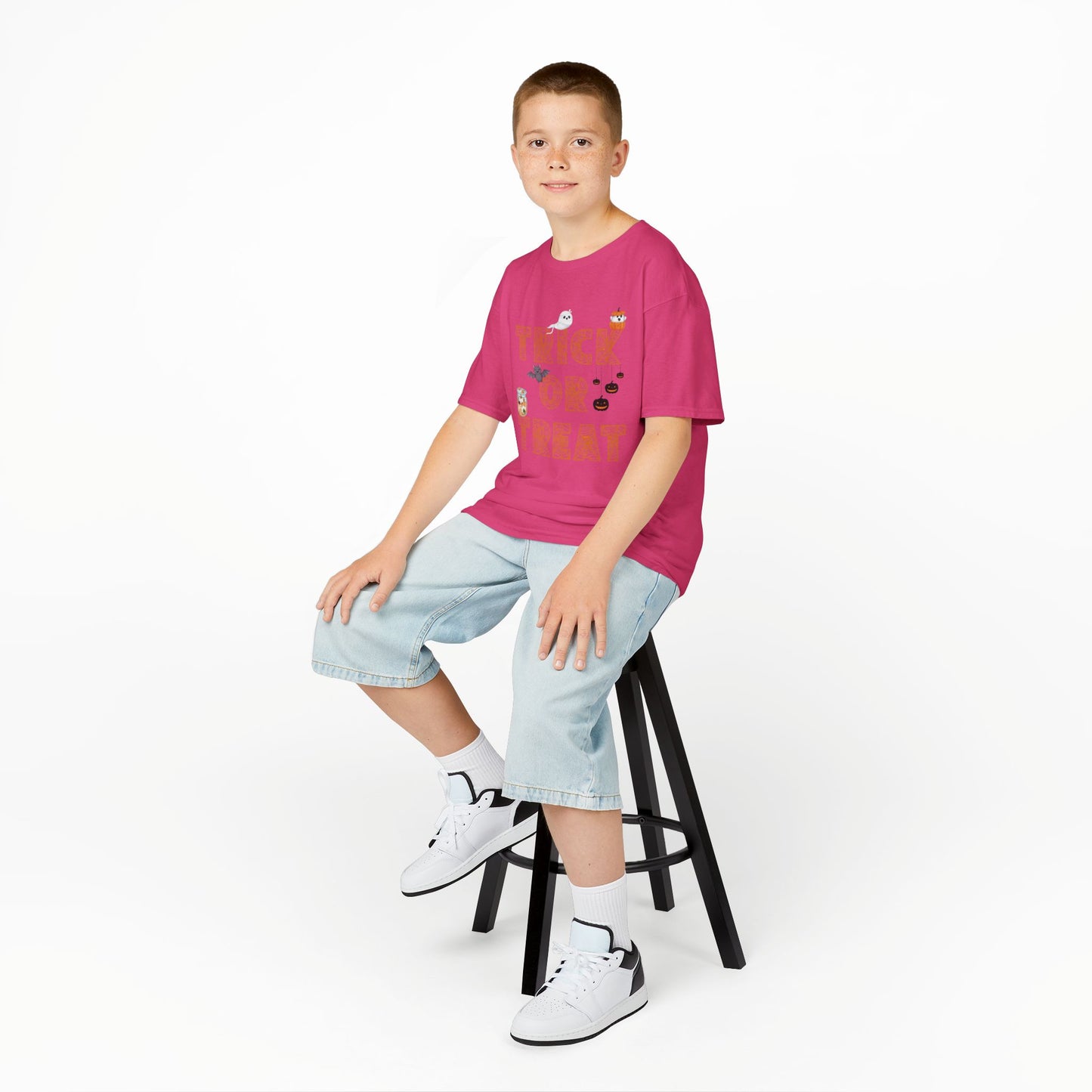 Trick or Treat Kids Tee, Halloween Shirt for Kids