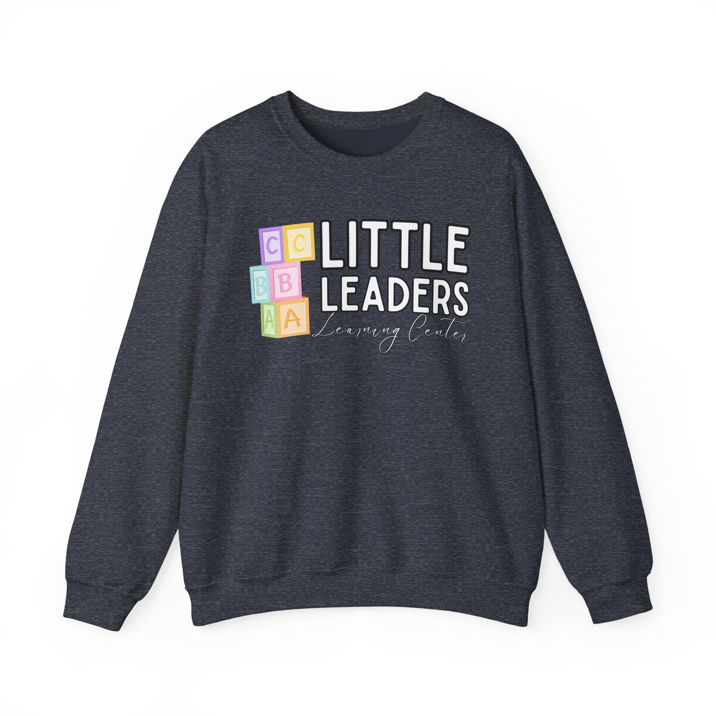 Little Leaders w/ Blocks Crewneck Unisex Sweatshirt