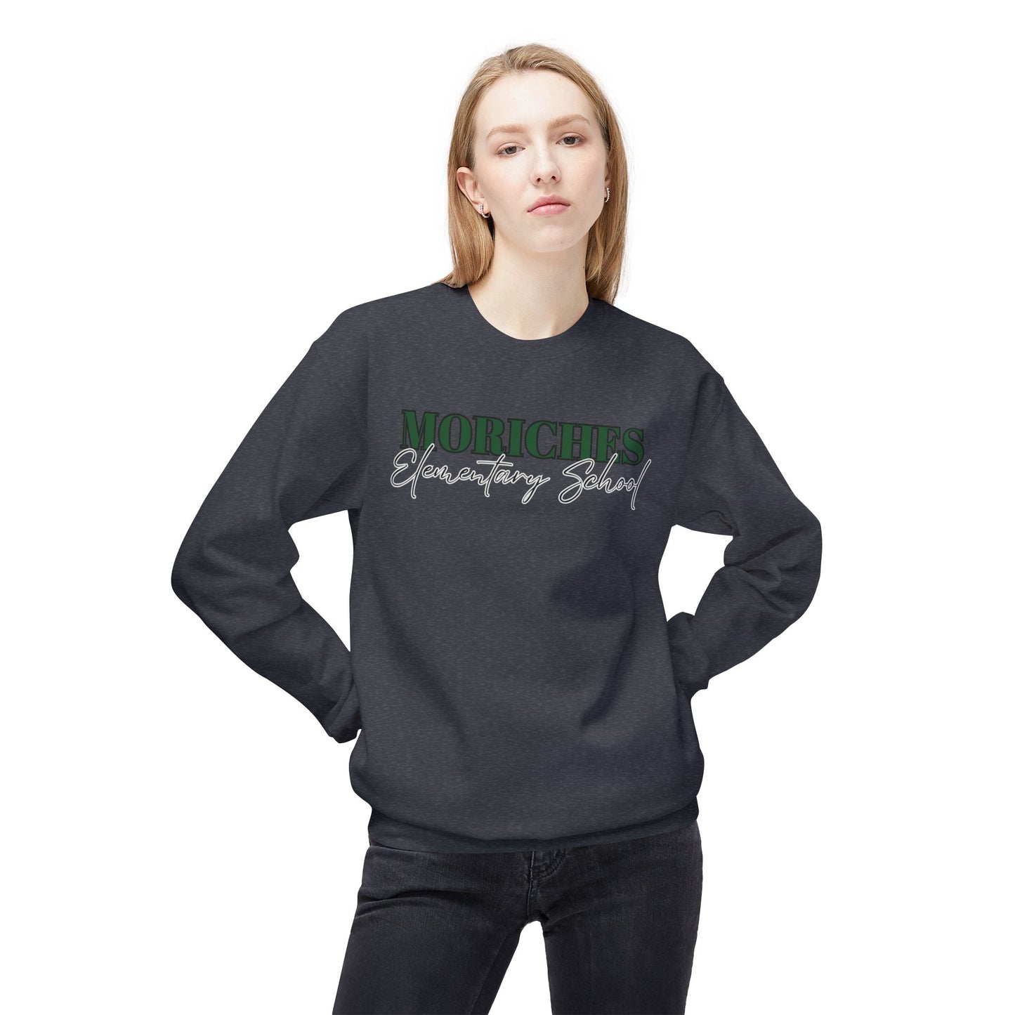 Moriches Elementary School Fleece Crewneck Sweatshirt - Floyd Strong Edition
