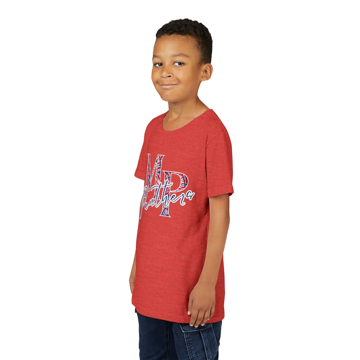 Miller Place Panthers Tie Dye MP- Youth Tee with Panther Print