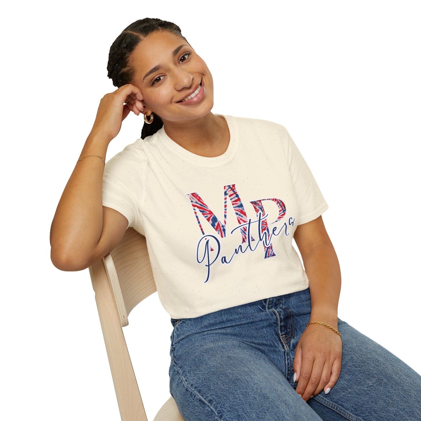 Miller Place Panther Tie Dye Unisex Graphic T-Shirt