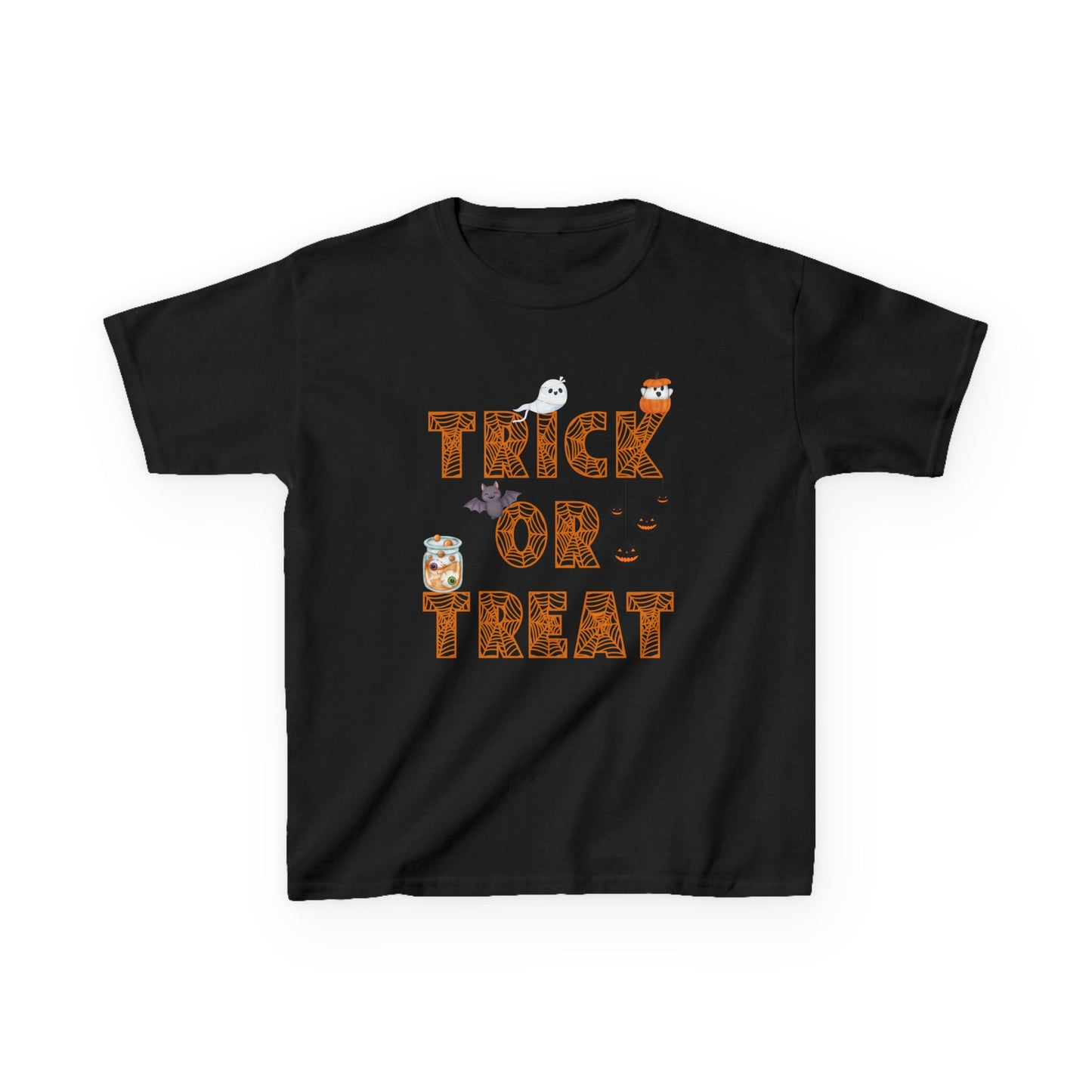 Trick or Treat Kids Tee, Halloween Shirt for Kids