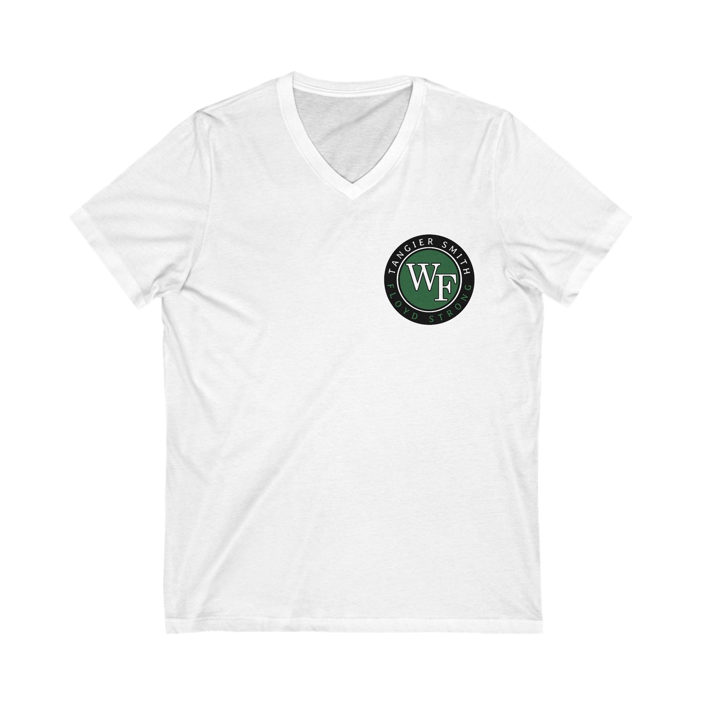 Tangier Vintage-Style Unisex V-Neck Tee with Logo