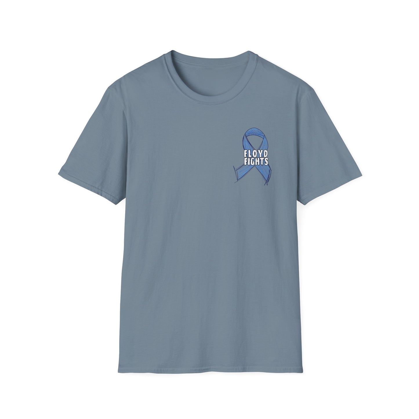 FLOYD FIGHTS Ribbon Diabetes Awareness T-Shirt | Softstyle Tee