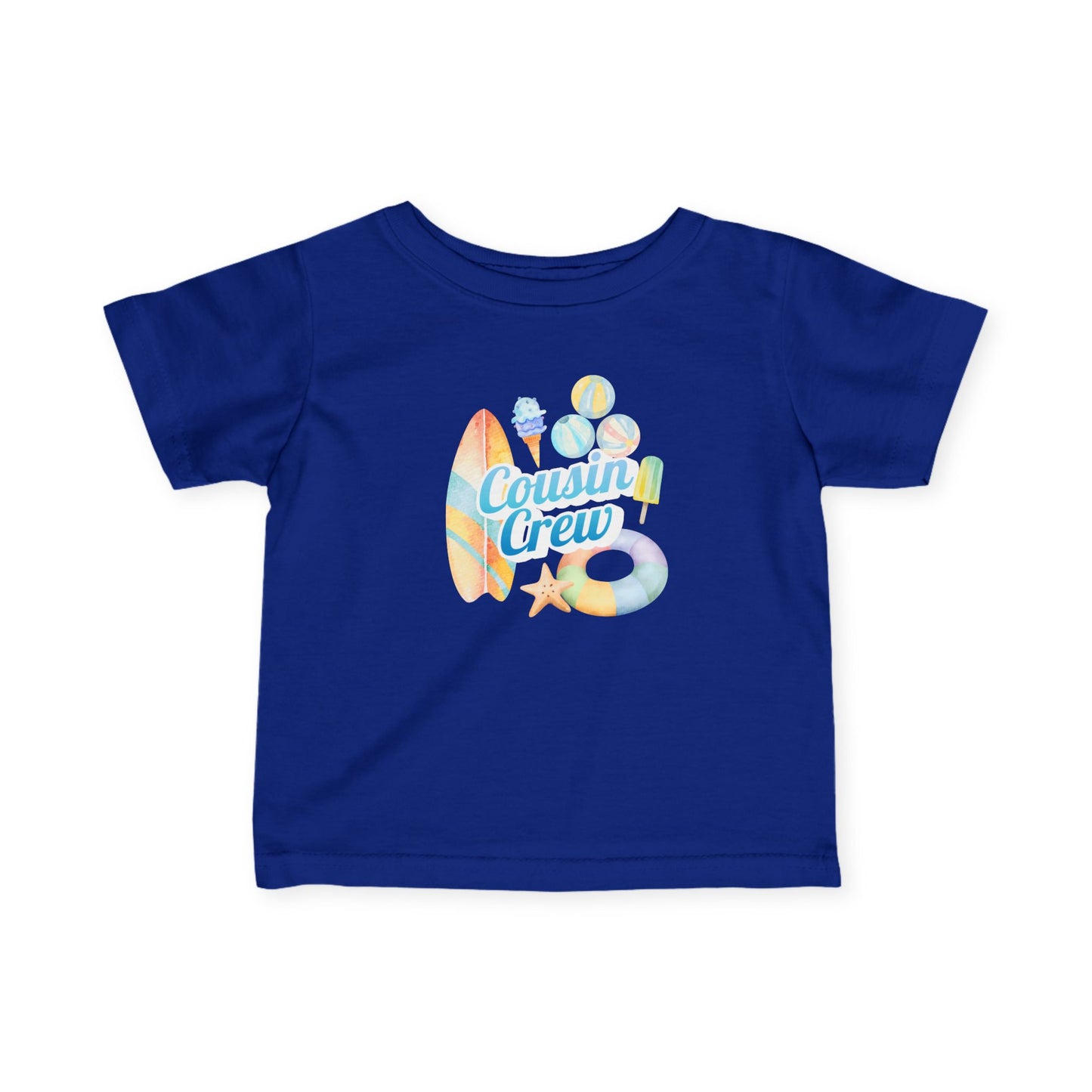 Cousin Crew Infant Tee, Cute Baby T-Shirt, Summer Vibes- Mini Collection