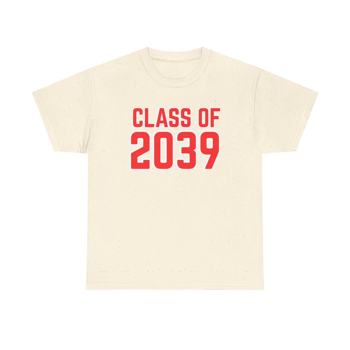 Class of 2039 Unisex Heavy Cotton Tee- Back to School- Grow With Me