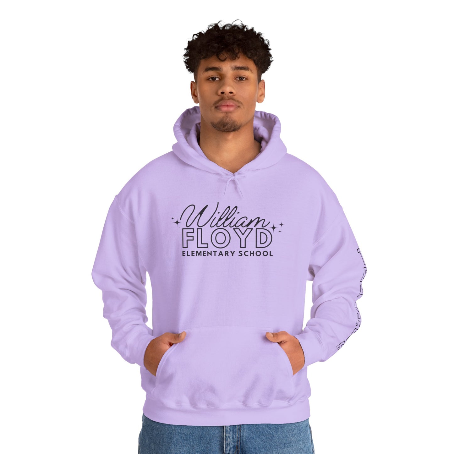 WFE Teacher Simple Design Hoodie w/ Teacher on Sleeve - Cozy Unisex Sweatshirt