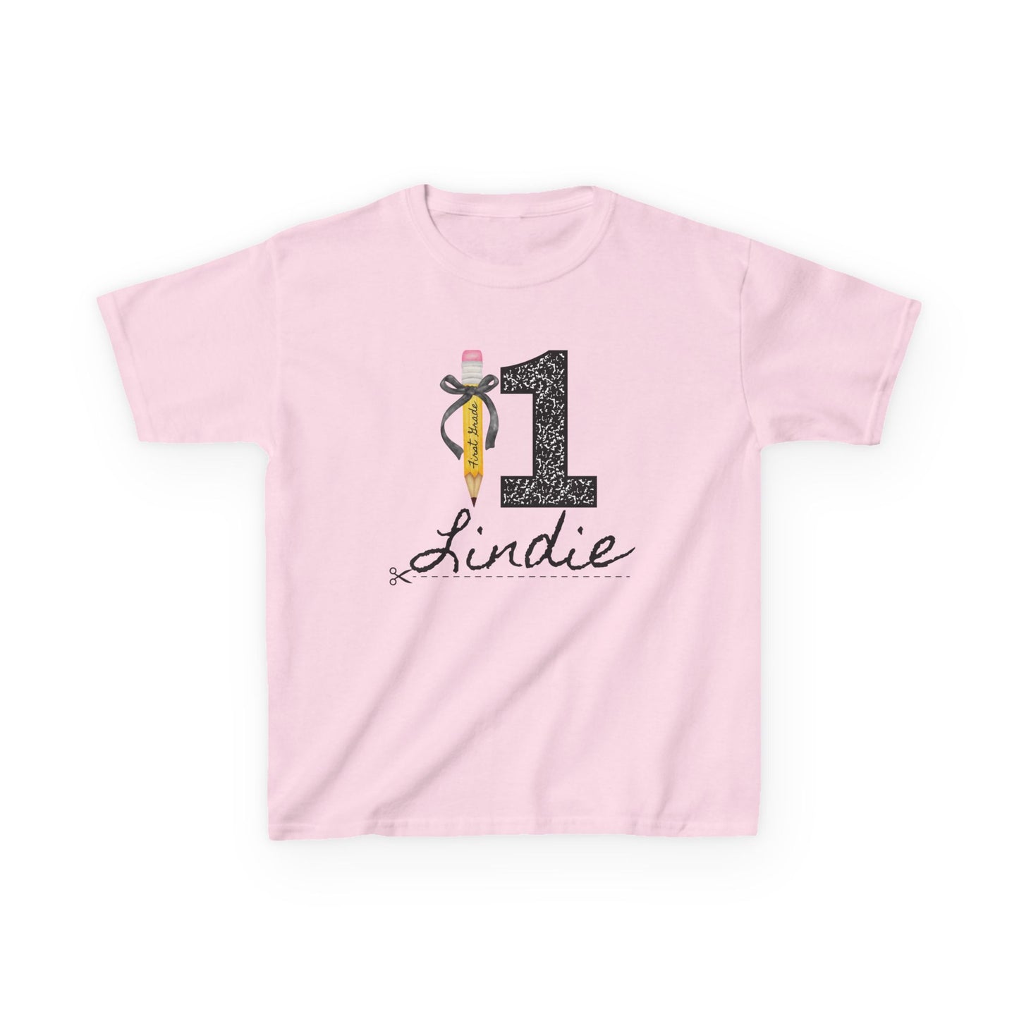 1st Grade- Personalized Kids Tee - Back to School