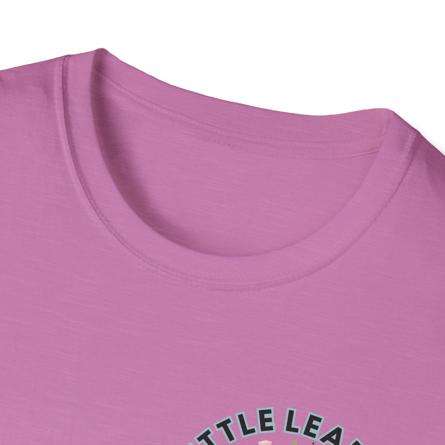 Little Leaders Teacher w/ Backpack Design Unisex Softstyle T-Shirt