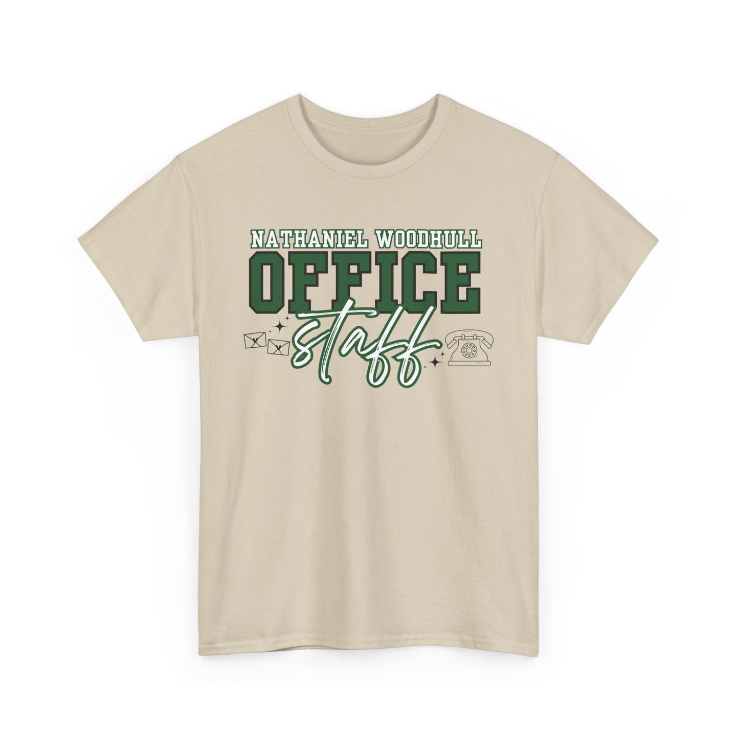 Woodhull Office Staff Unisex Heavy Cotton Tee - Heart & Soul of Woodhull Design