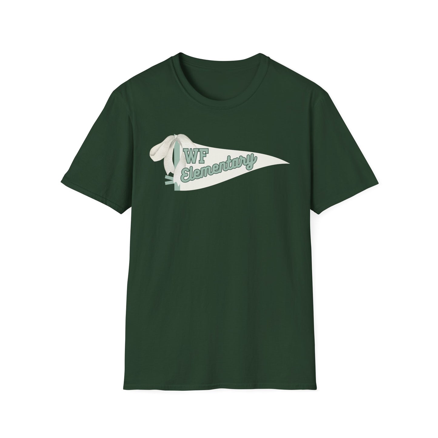 WFE Pennant Unisex Softstyle Graphic Tee with Vintage Design