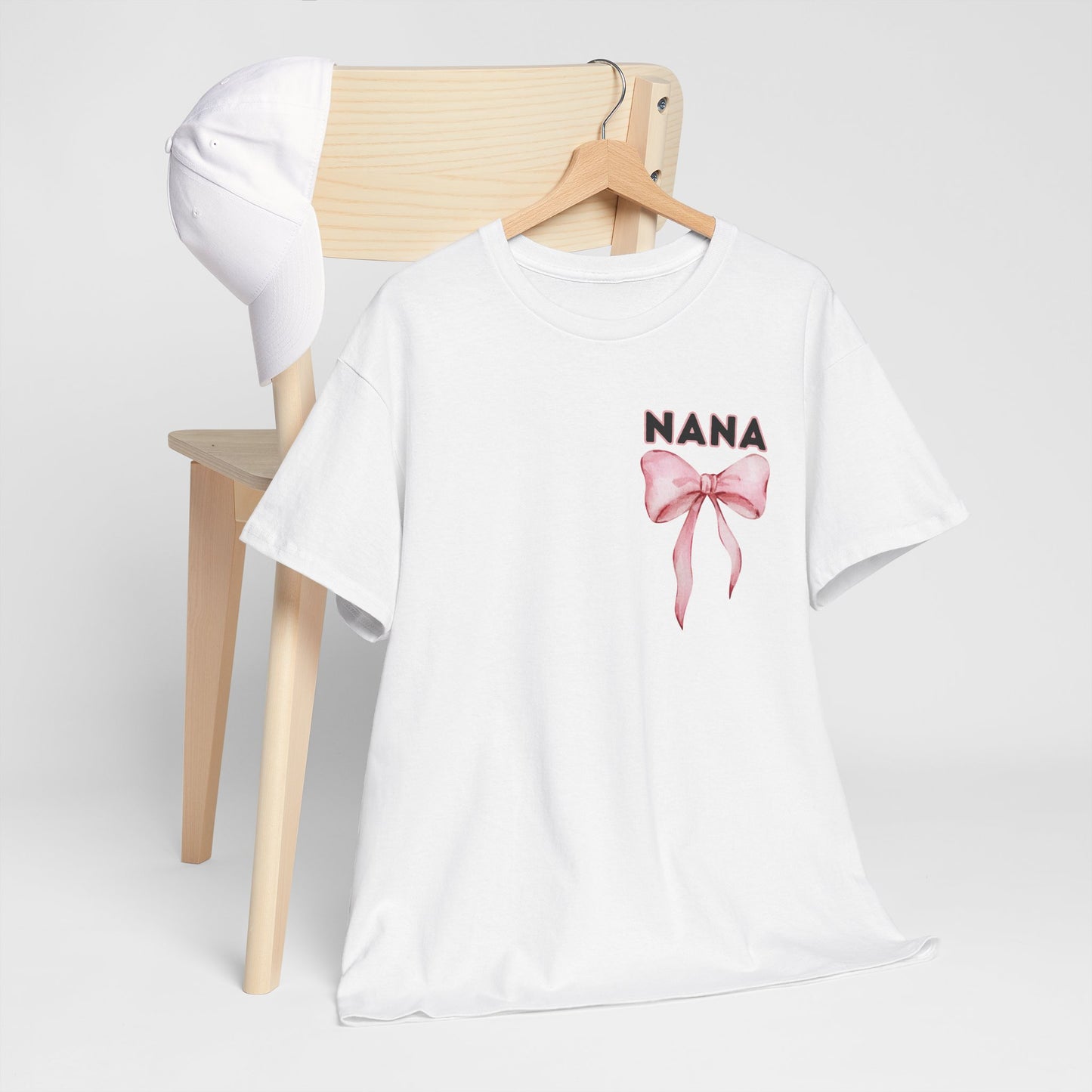 Nana Pink Bow Unisex Heavy Cotton Tee - Simply the Best