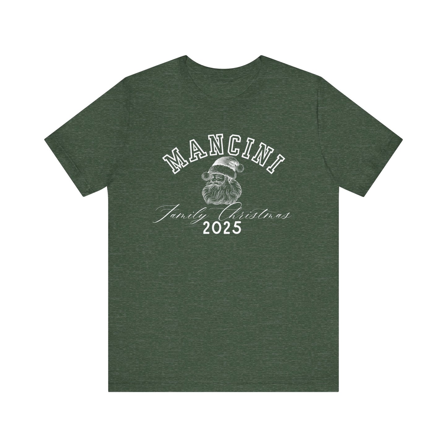 FAMILY CHRISTMAS- SANTA- Unisex Jersey Short Sleeve Tee