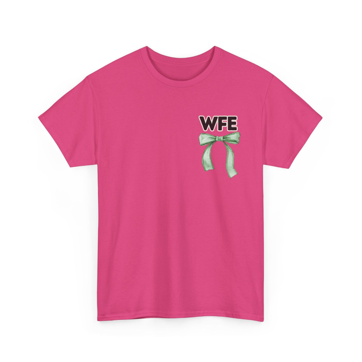 WFE Cafe Monitor and Bows- Unisex Heavy Cotton Tee with Bow Design