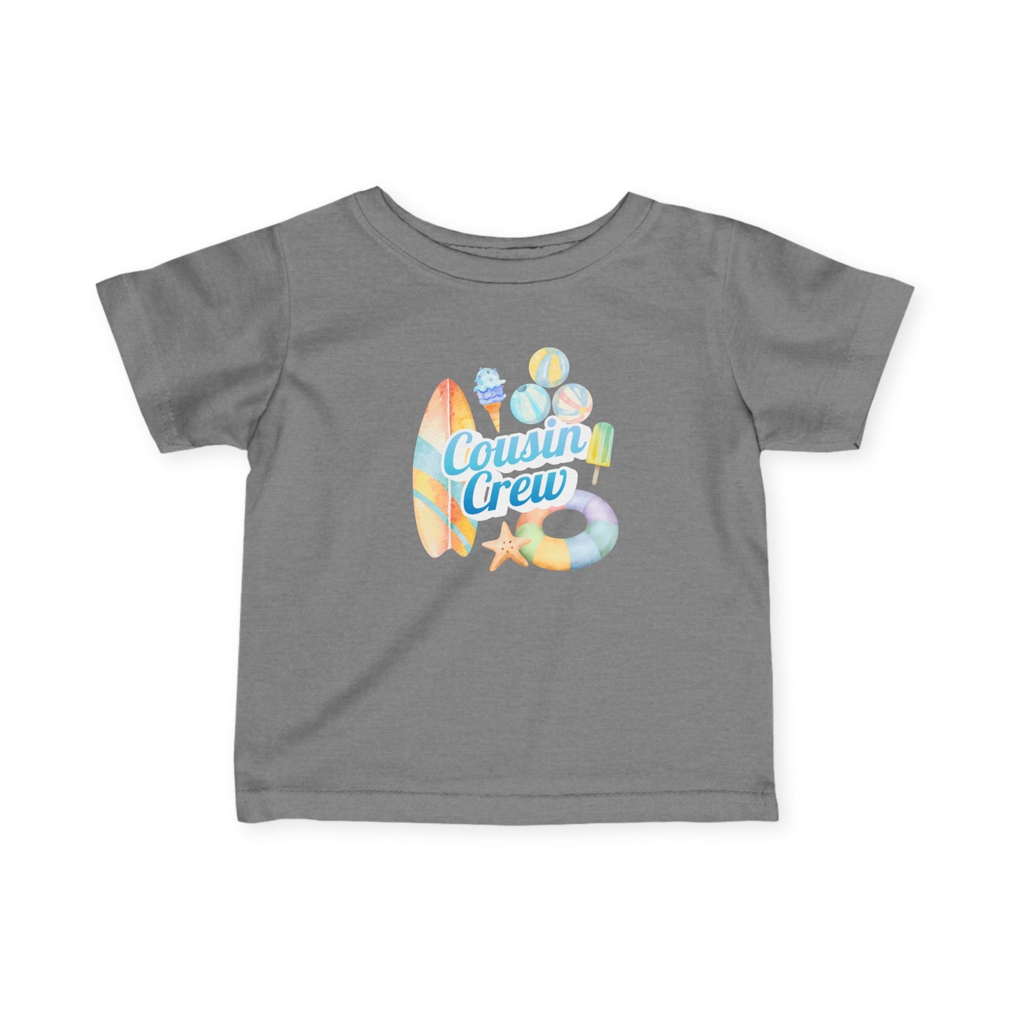 Cousin Crew Infant Tee, Cute Baby T-Shirt, Summer Vibes- Mini Collection