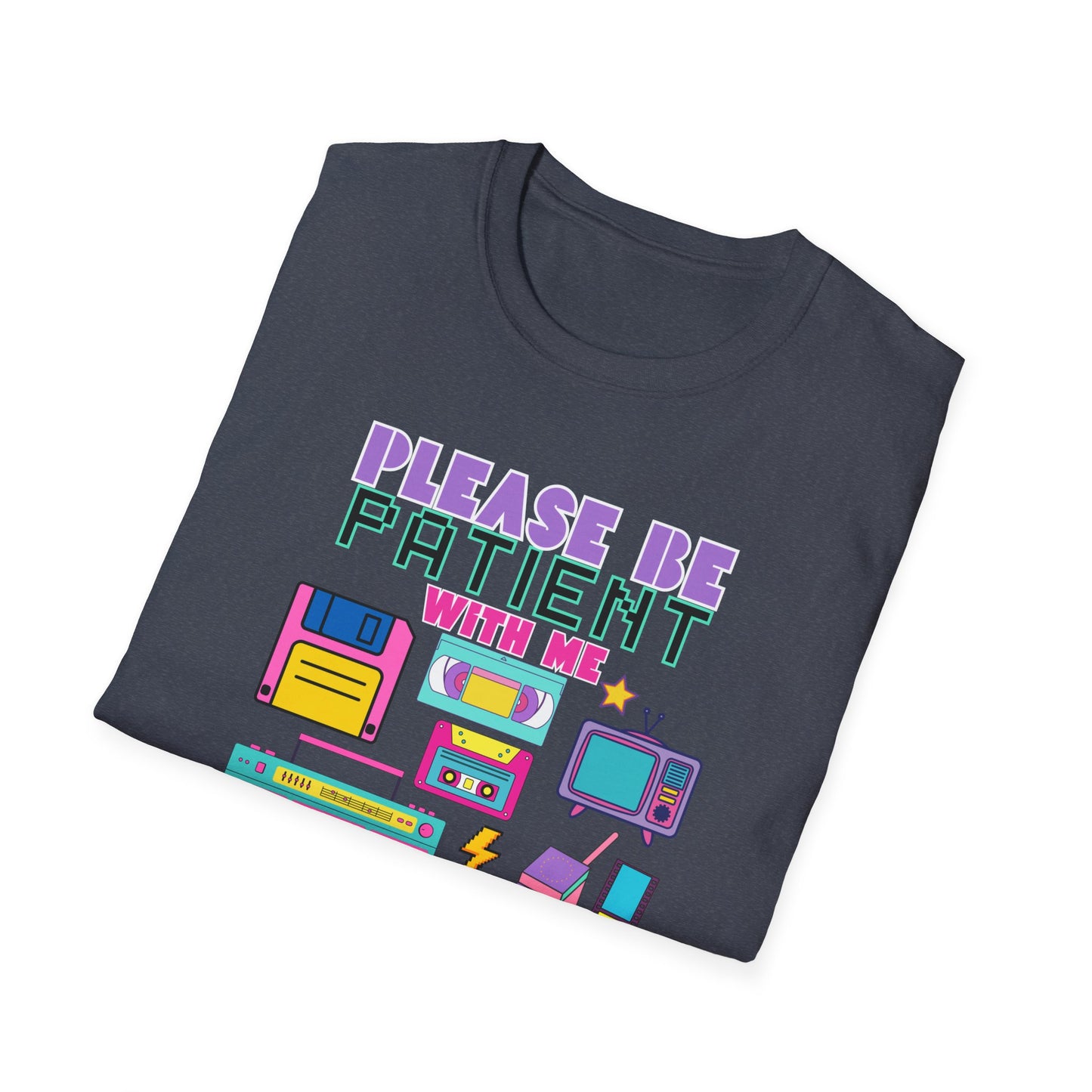 Retro 90's T-Shirt - Please Be Patient, Teacher Vintage- Unisex Graphic Tee