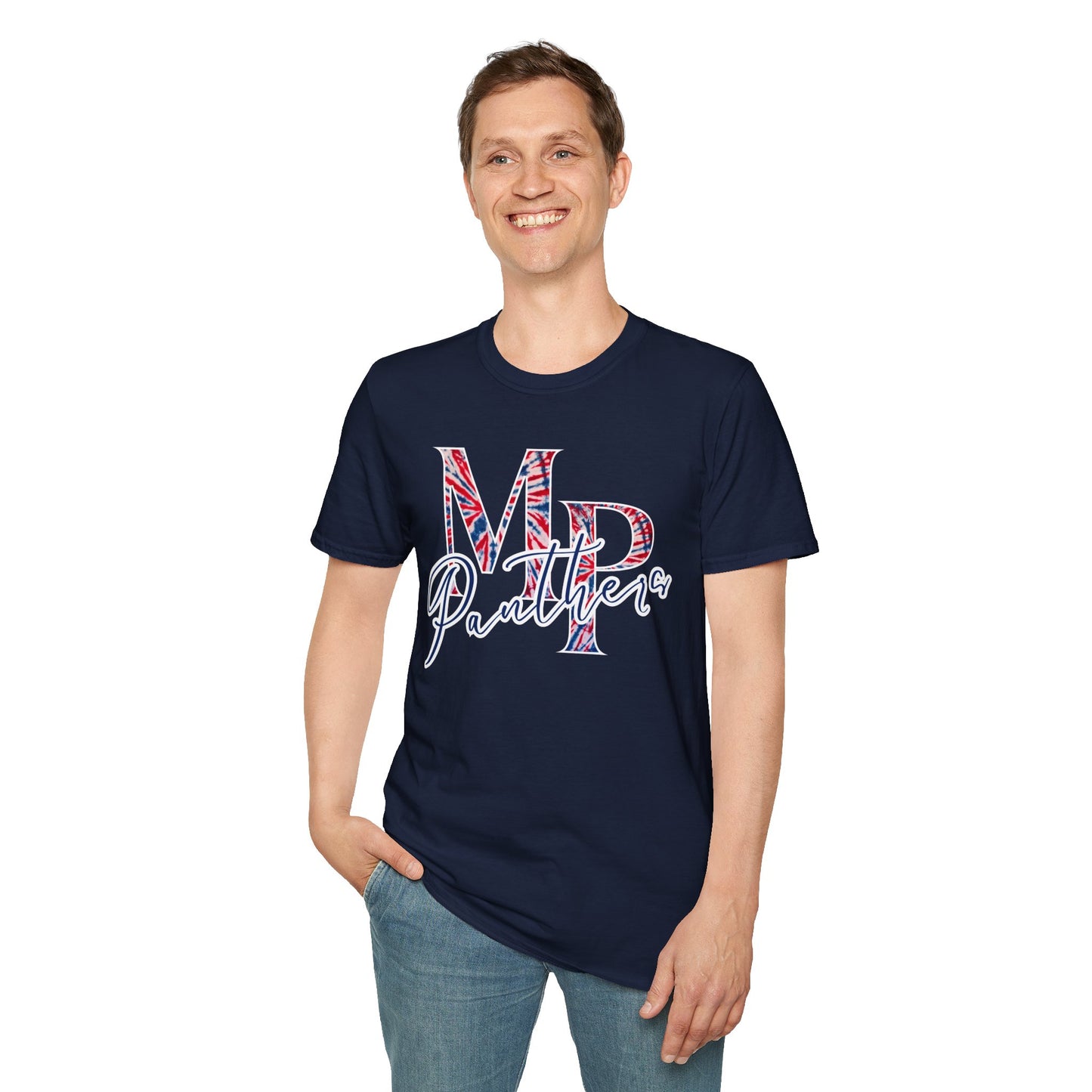 Miller Place Panther Tie Dye Unisex Graphic T-Shirt