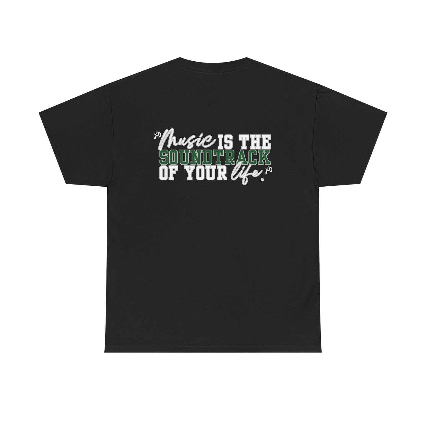 Floyd Music Heavy Cotton Tee - "Music is the Soundtrack of Your Life" Unisex T-Shirt- Floyd Strong