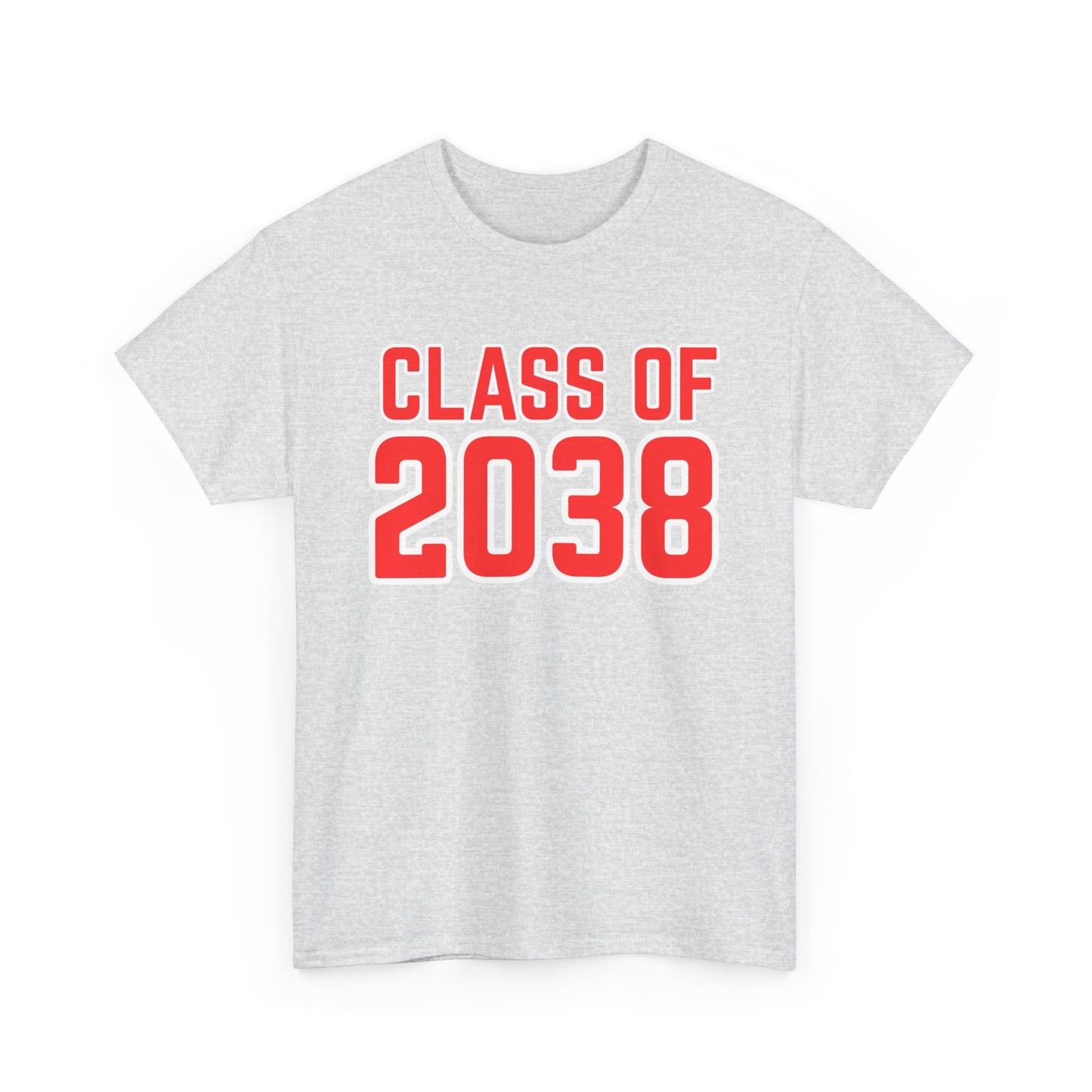 Class of 2038 Unisex Heavy Cotton Tee- Back to School- Grow With Me