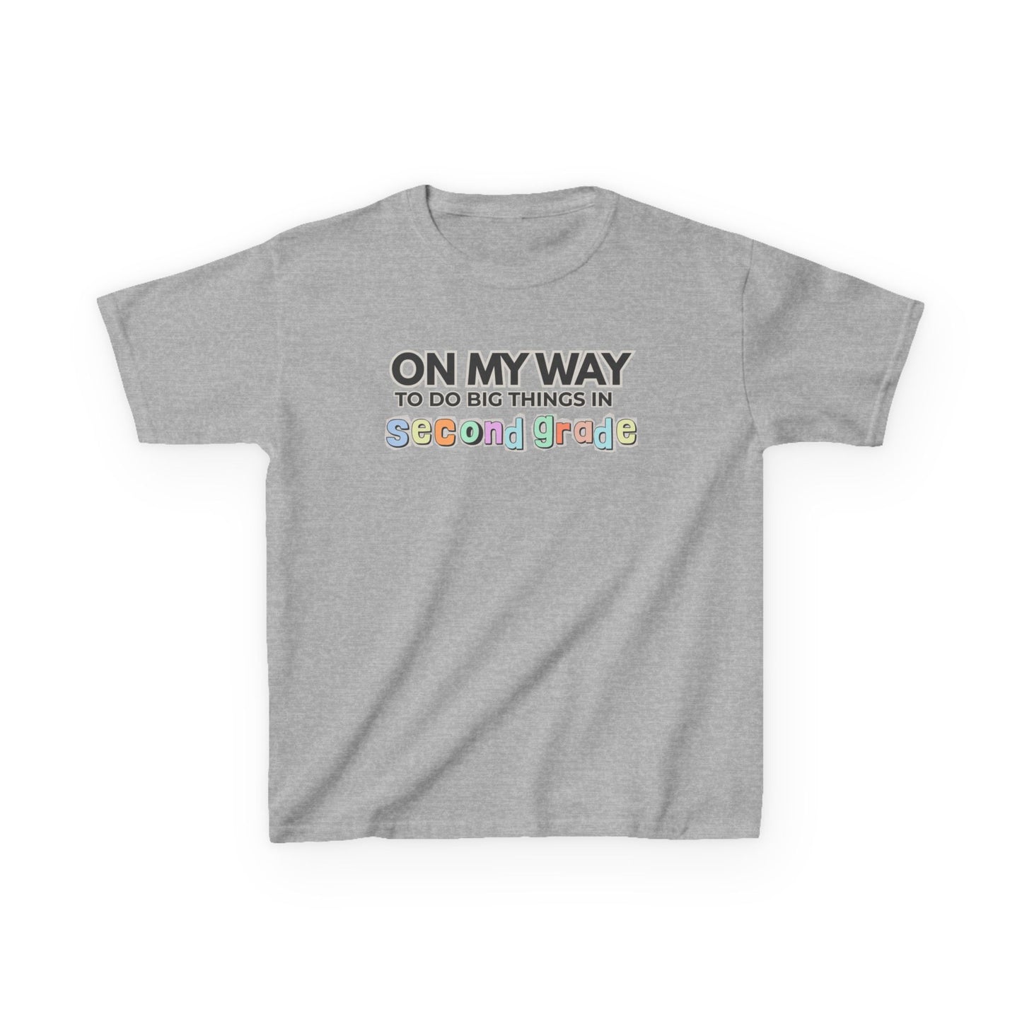 Big Things in 2nd Grade- Kids Back to School Shirt