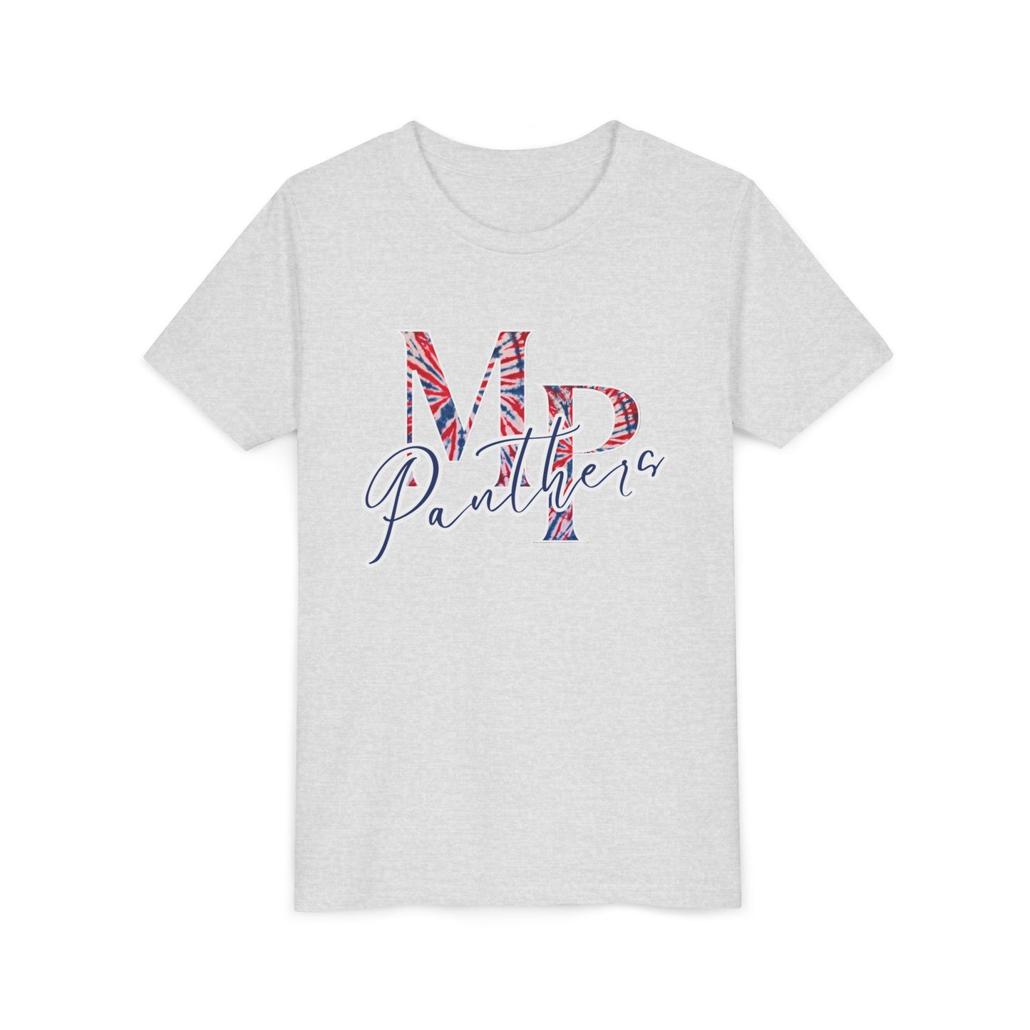 Miller Place Panthers Tie Dye MP- Youth Tee with Panther Print
