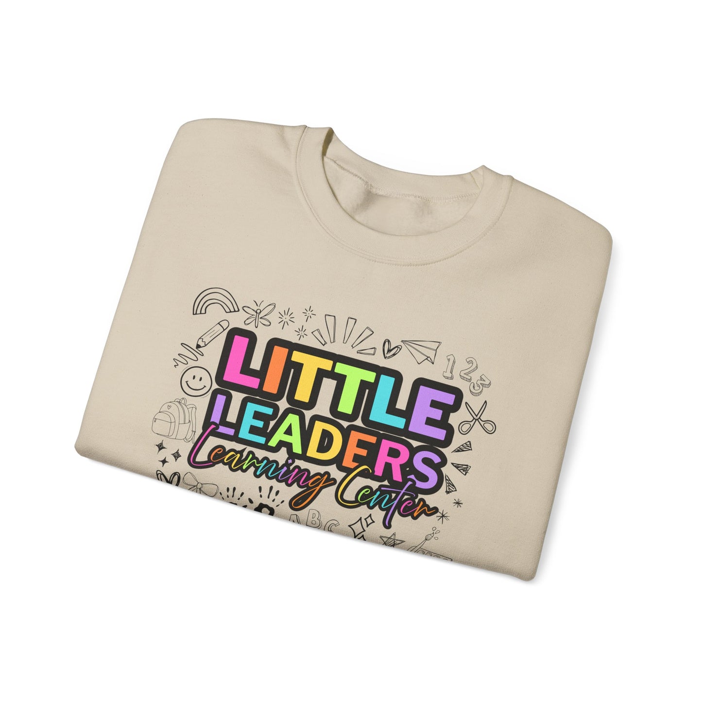 Little Leaders Doodle Colorful Crewneck Sweatshirt