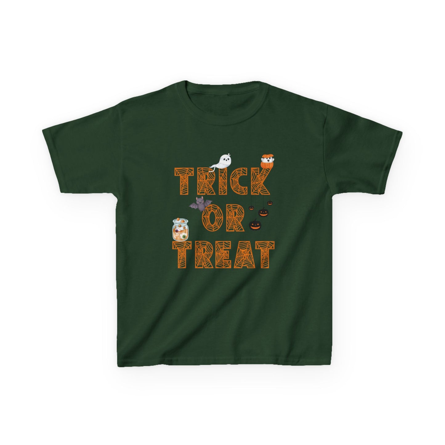 Trick or Treat Kids Tee, Halloween Shirt for Kids