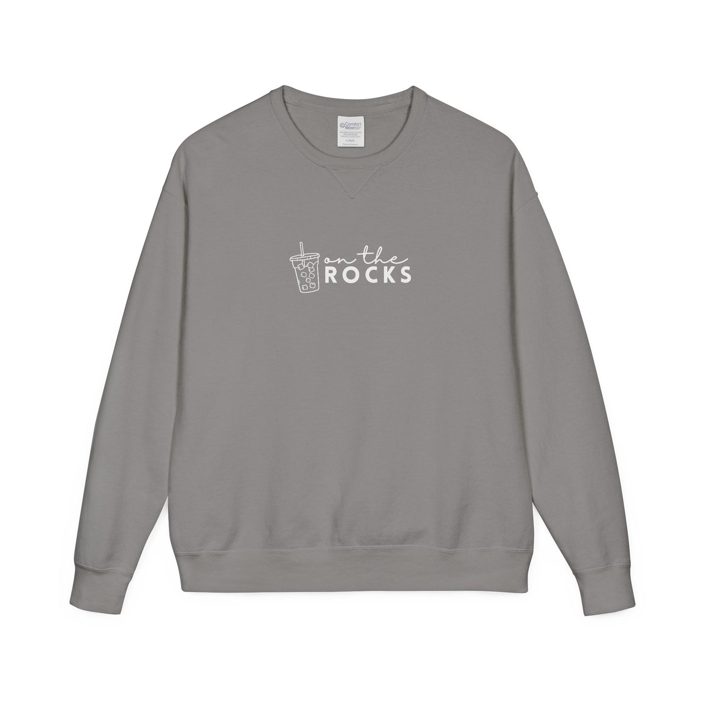 Coffee Lovers Garment Dyed Sweatshirt, Iced Coffee Club Apparel