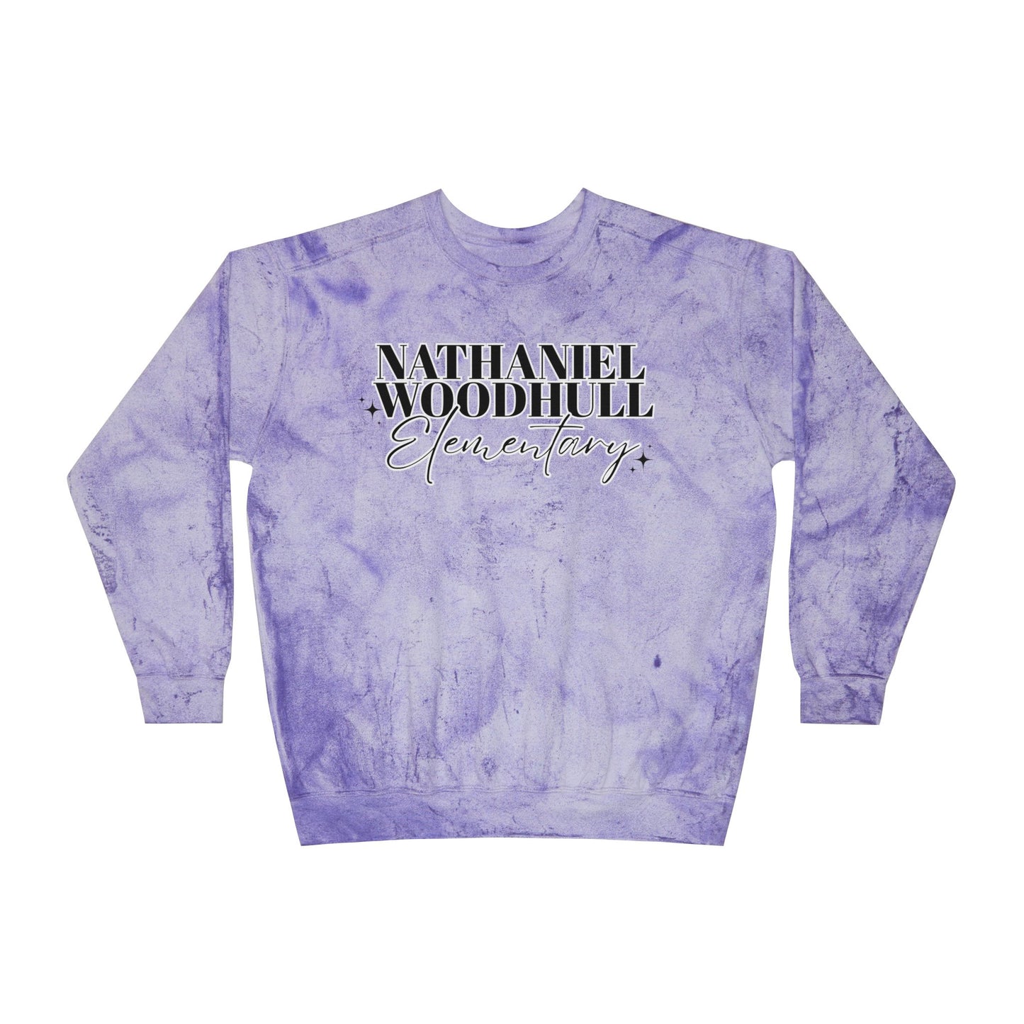 Woodhull Elementary Color Blast Crewneck Sweatshirt - Unisex