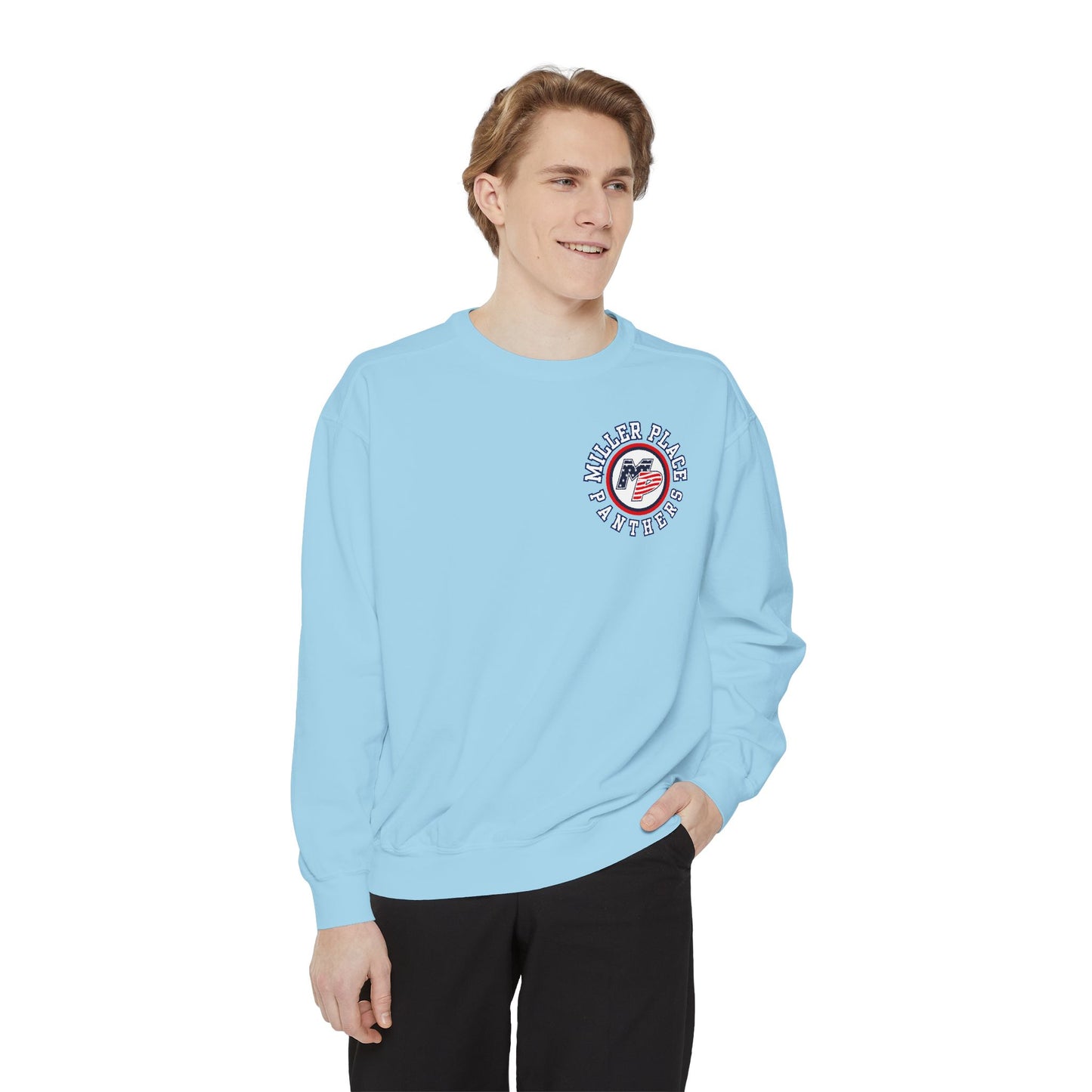 Miller Place Panthers- Unisex- Garment Dyed Sweatshirt
