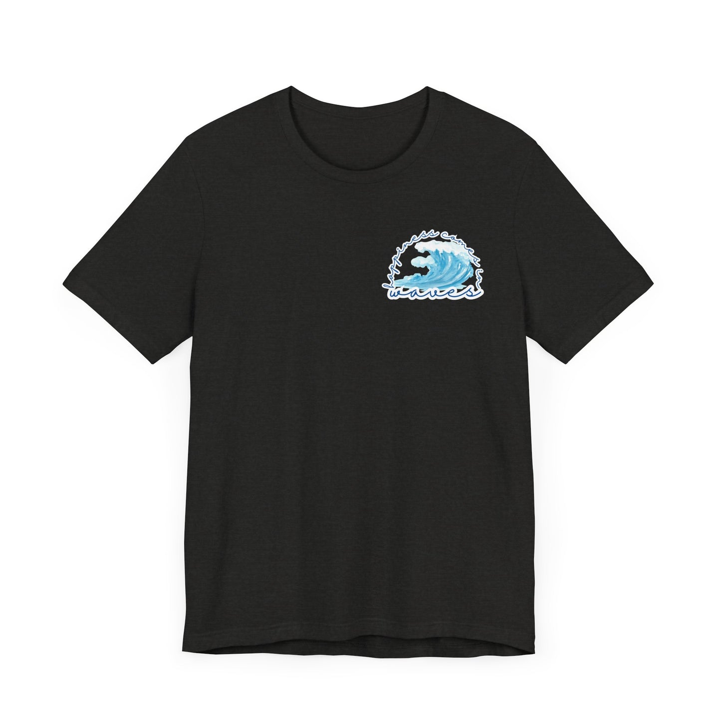 Happiness Comes in Waves -- Unisex Summer Shirt, Beachwear, Vacation Top, Summer Nights Apparel