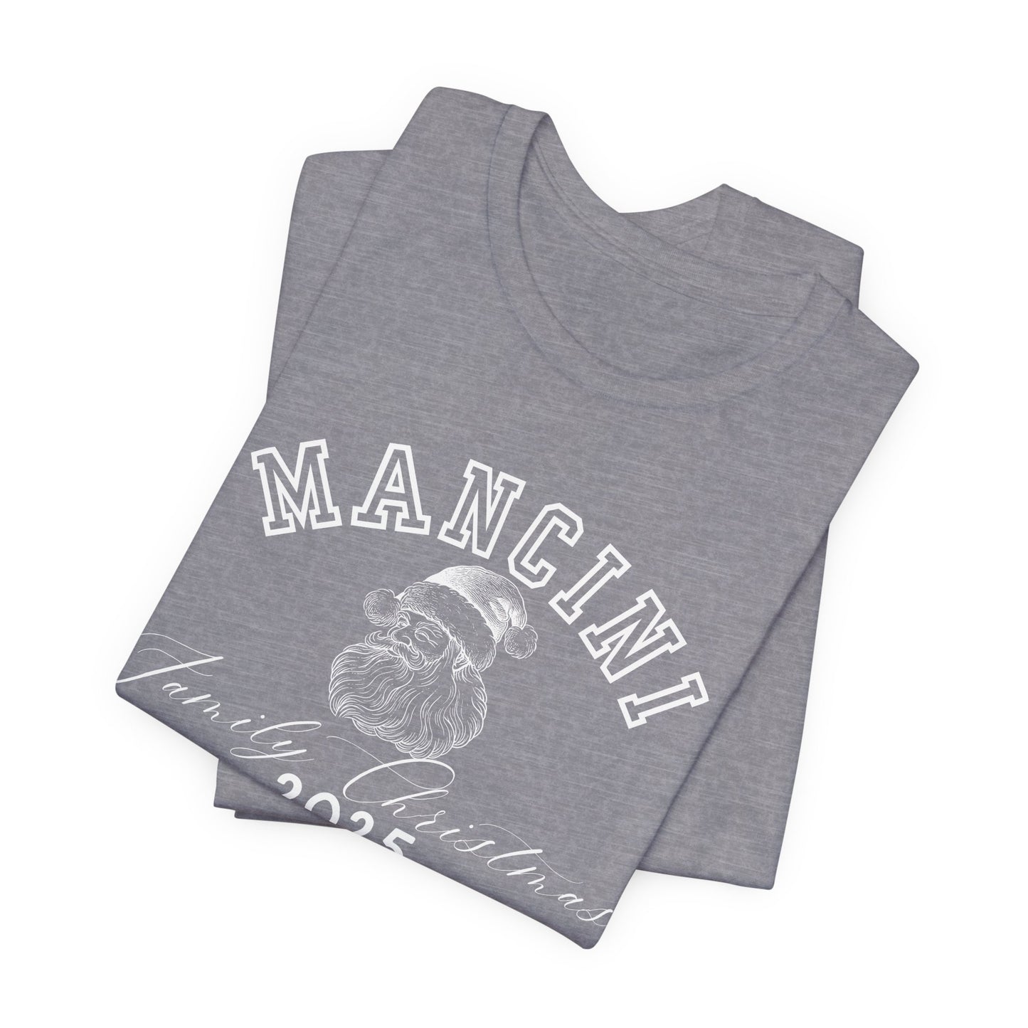 FAMILY CHRISTMAS- SANTA- Unisex Jersey Short Sleeve Tee