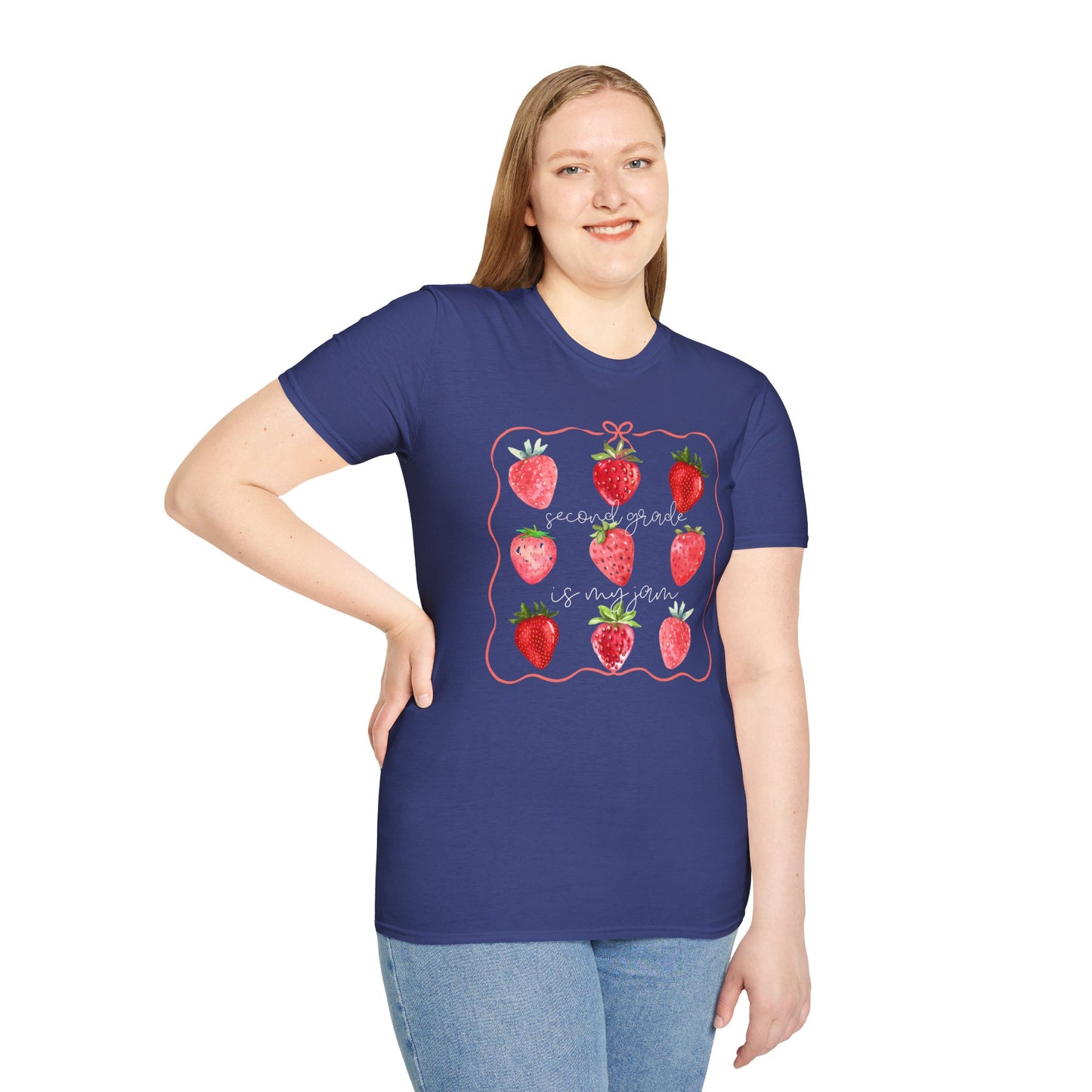2nd Grade is my Jam- Unisex Softstyle T-Shirt- Back to School
