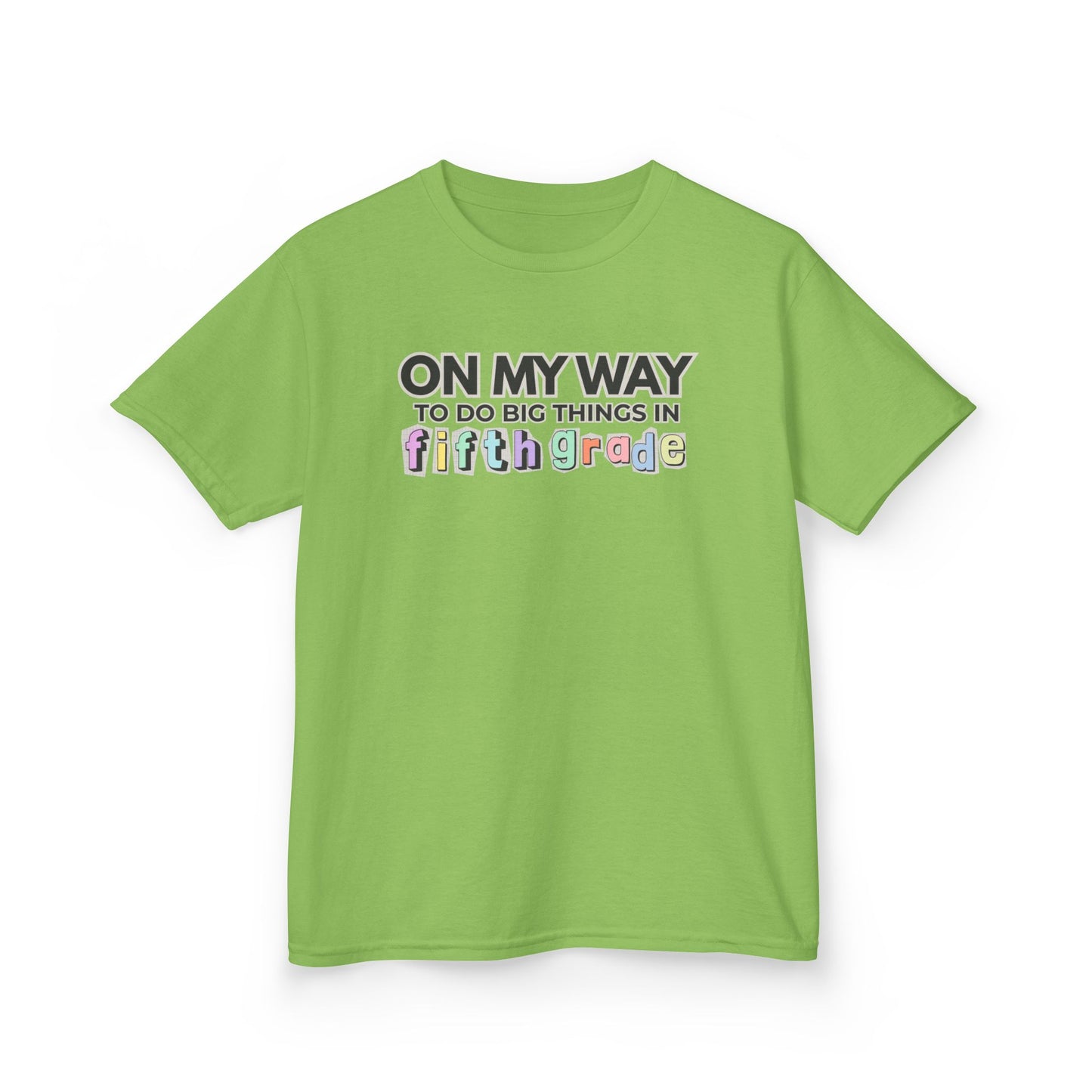 Big Things in 5th Grade- Kids Back to School Shirt