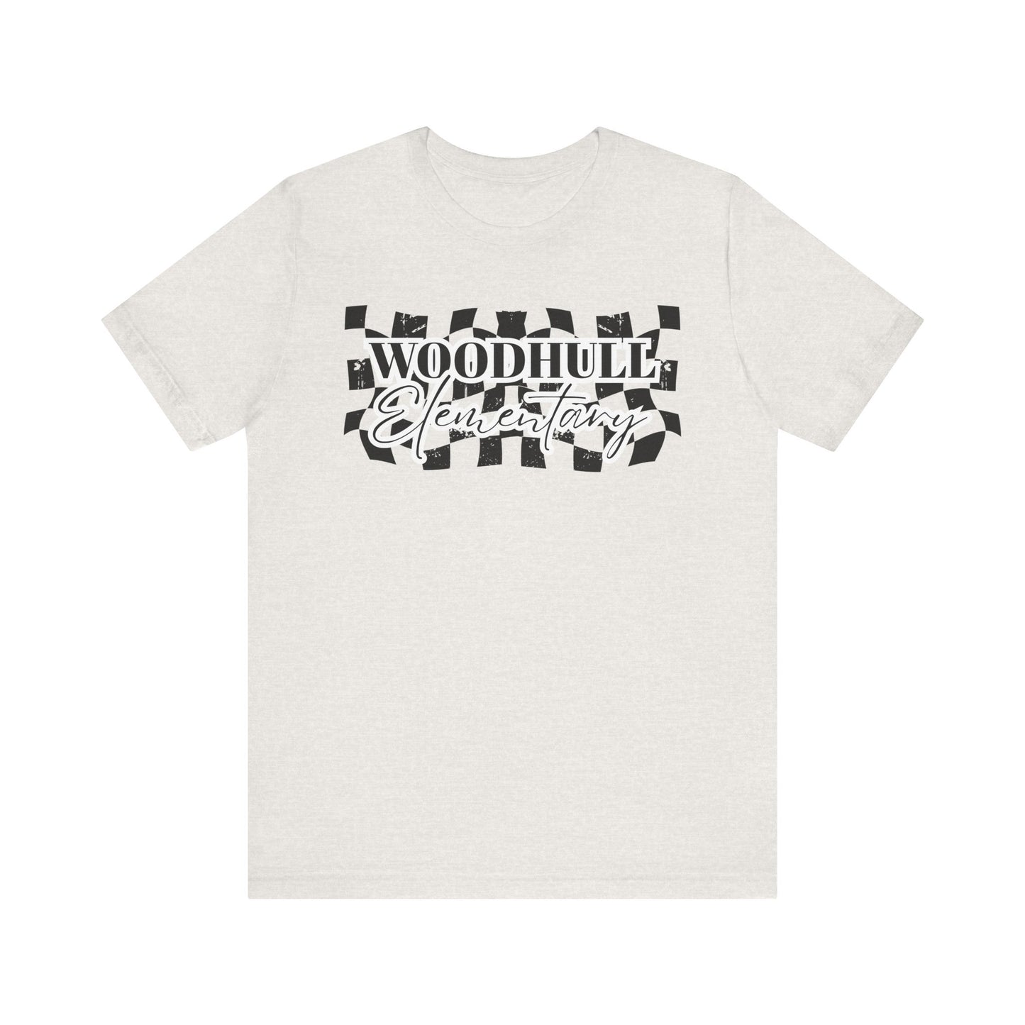 Woodhull Checkered Logo Unisex Jersey Tee