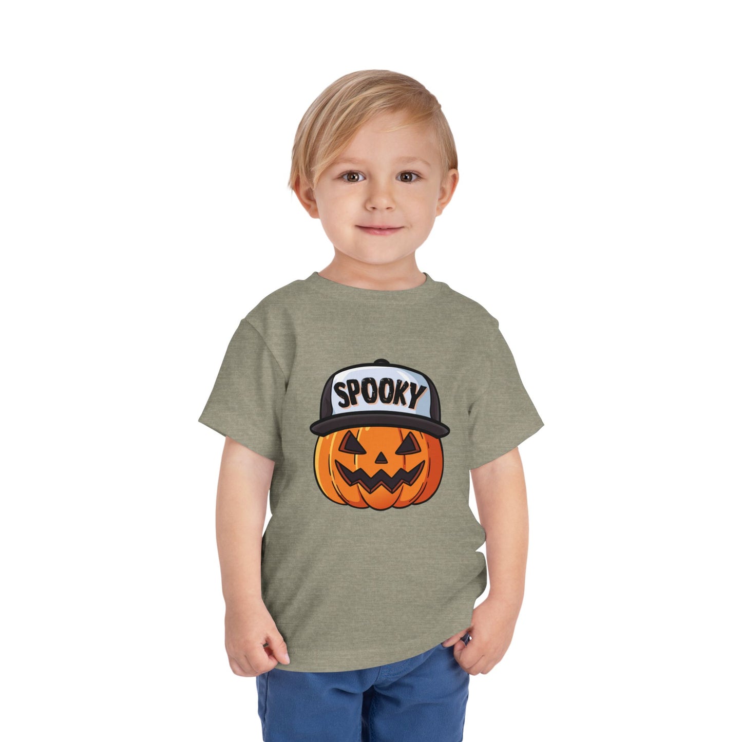 Spooky Pumpkin Tee for Toddlers, Halloween Shirt