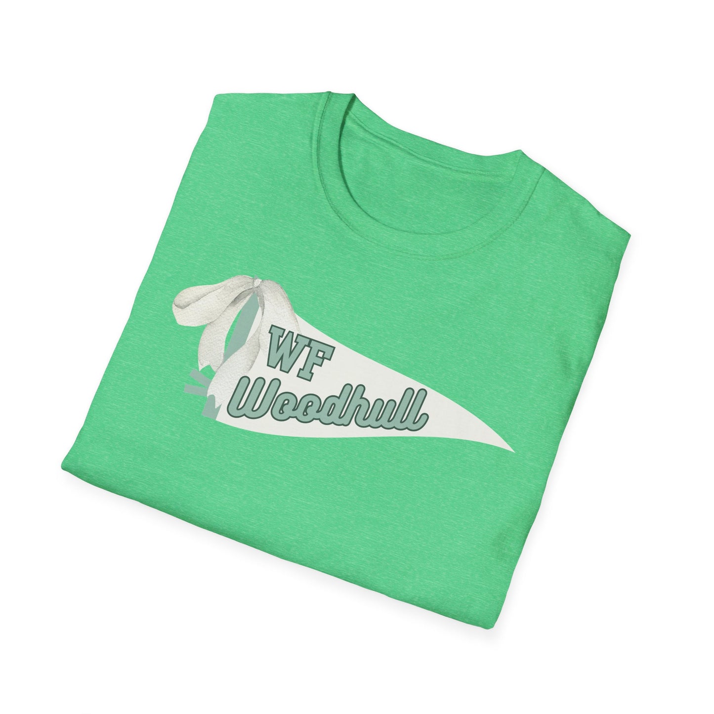 Woodhull Pennant Unisex Softstyle Graphic Tee with Vintage Design