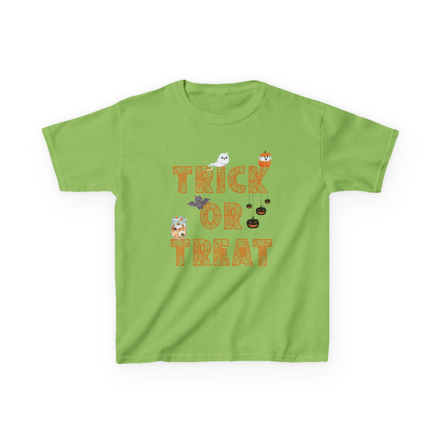 Trick or Treat Kids Tee, Halloween Shirt for Kids