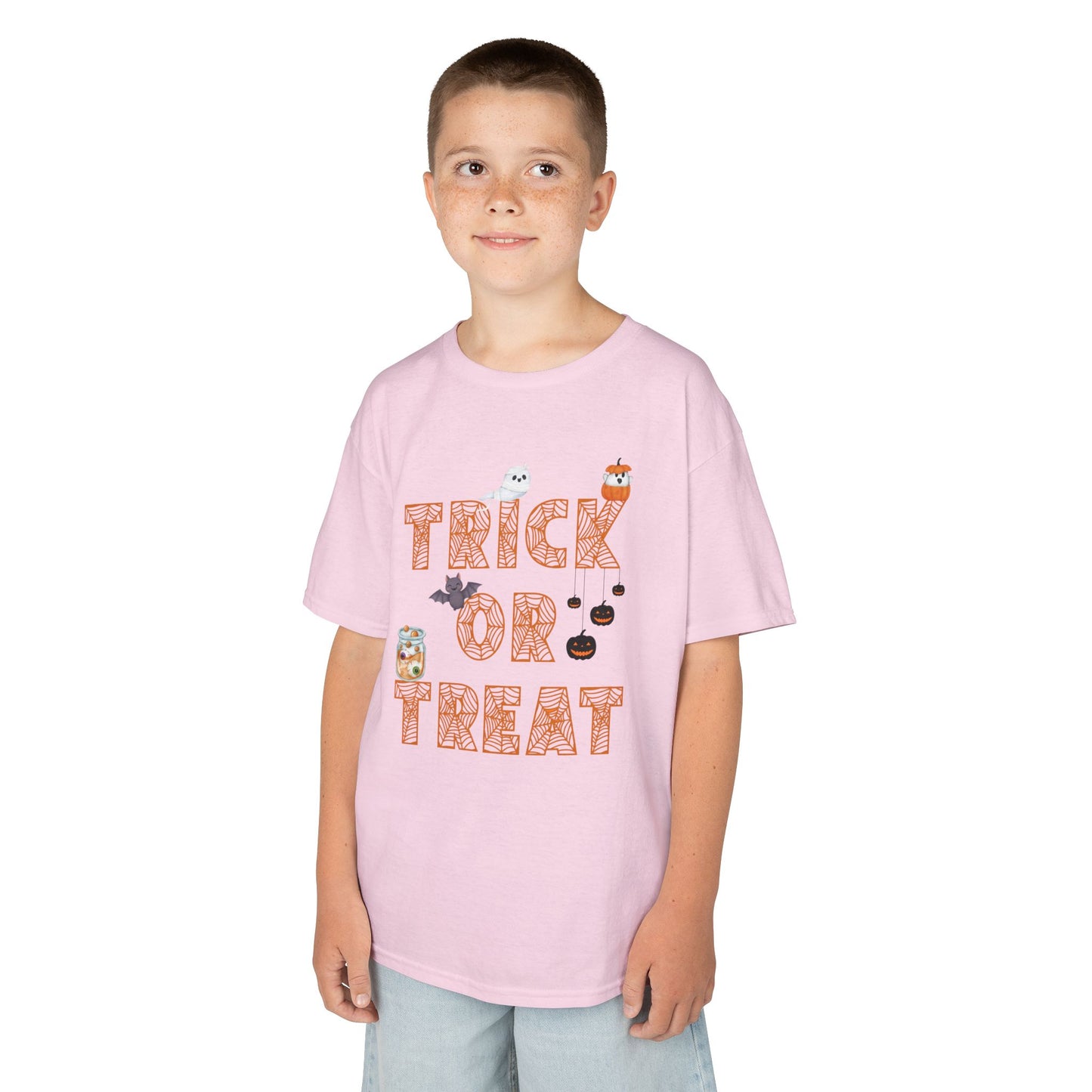 Trick or Treat Kids Tee, Halloween Shirt for Kids