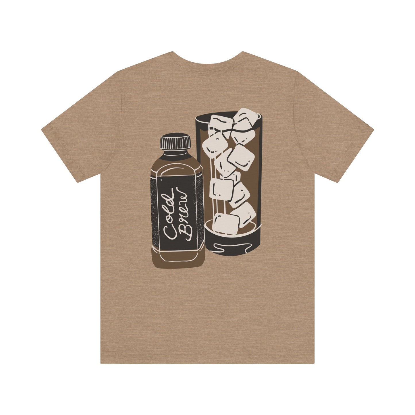 Cold Brew Coffee Lovers Tee, Unisex Jersey Shirt for Coffee Lovers