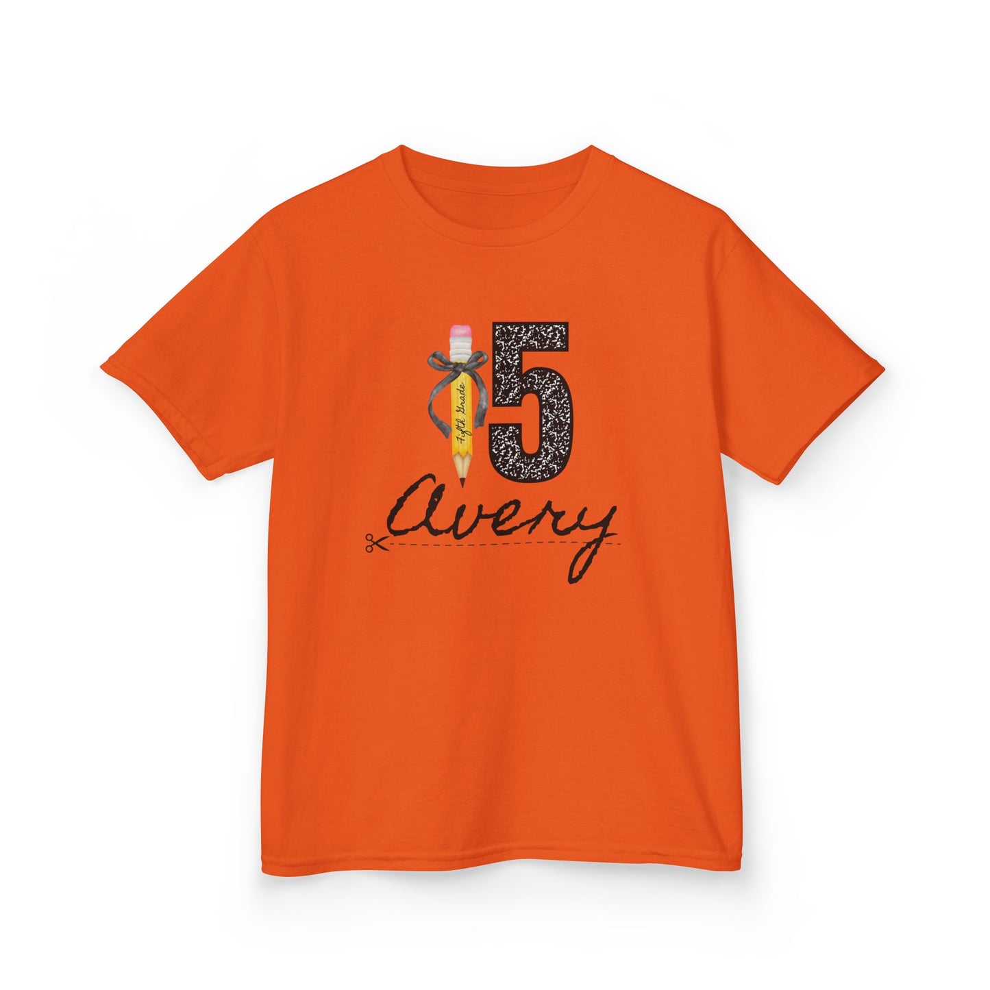 5th Grade- Personalized Kids Tee - Back to School